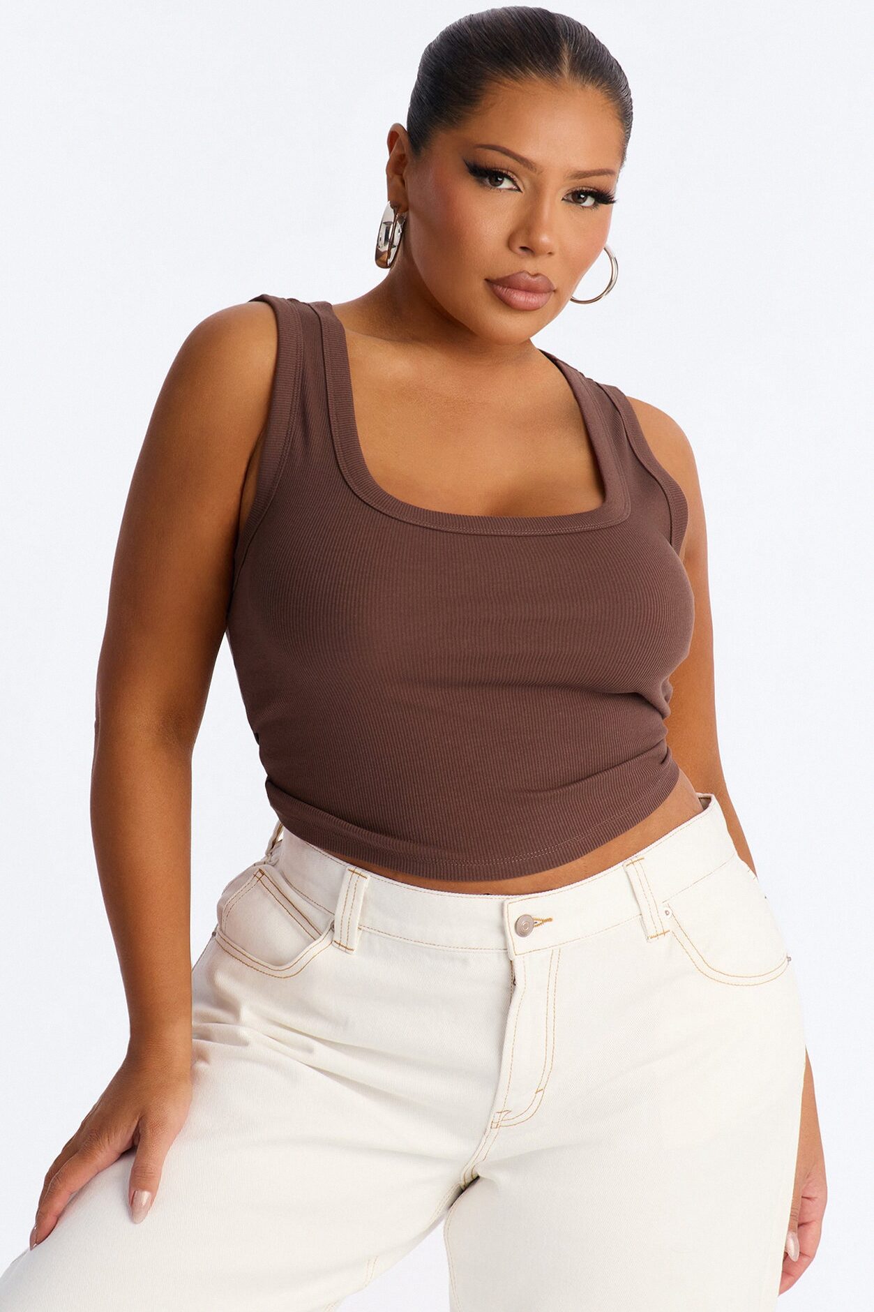 Remi Tank Top - Chocolate