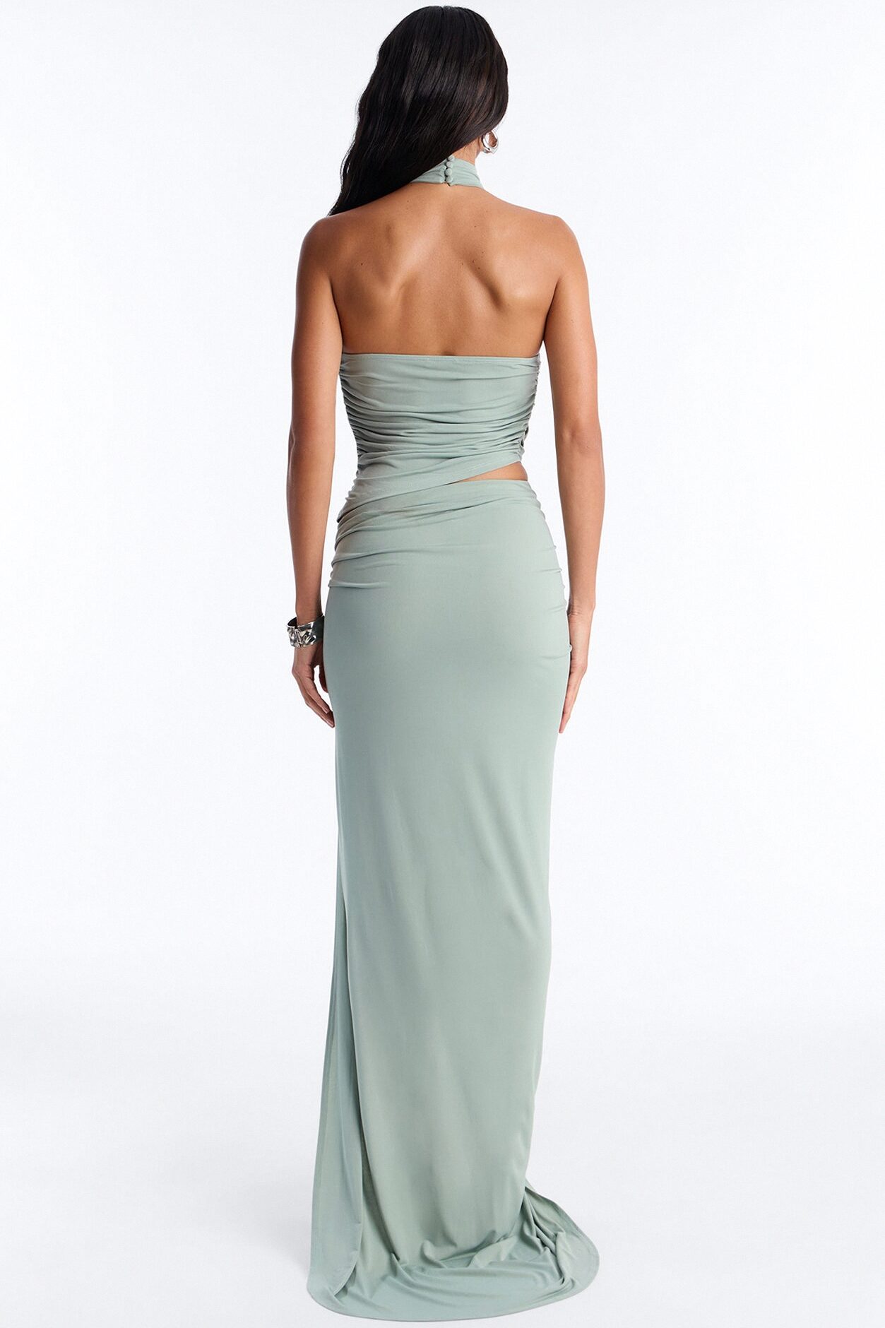 Zadie Maxi Skirt Set - Sage