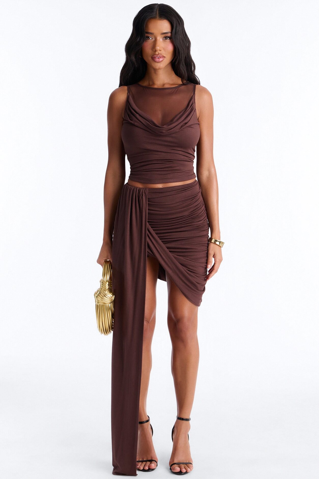 Effortless Edge Top - Chocolate
