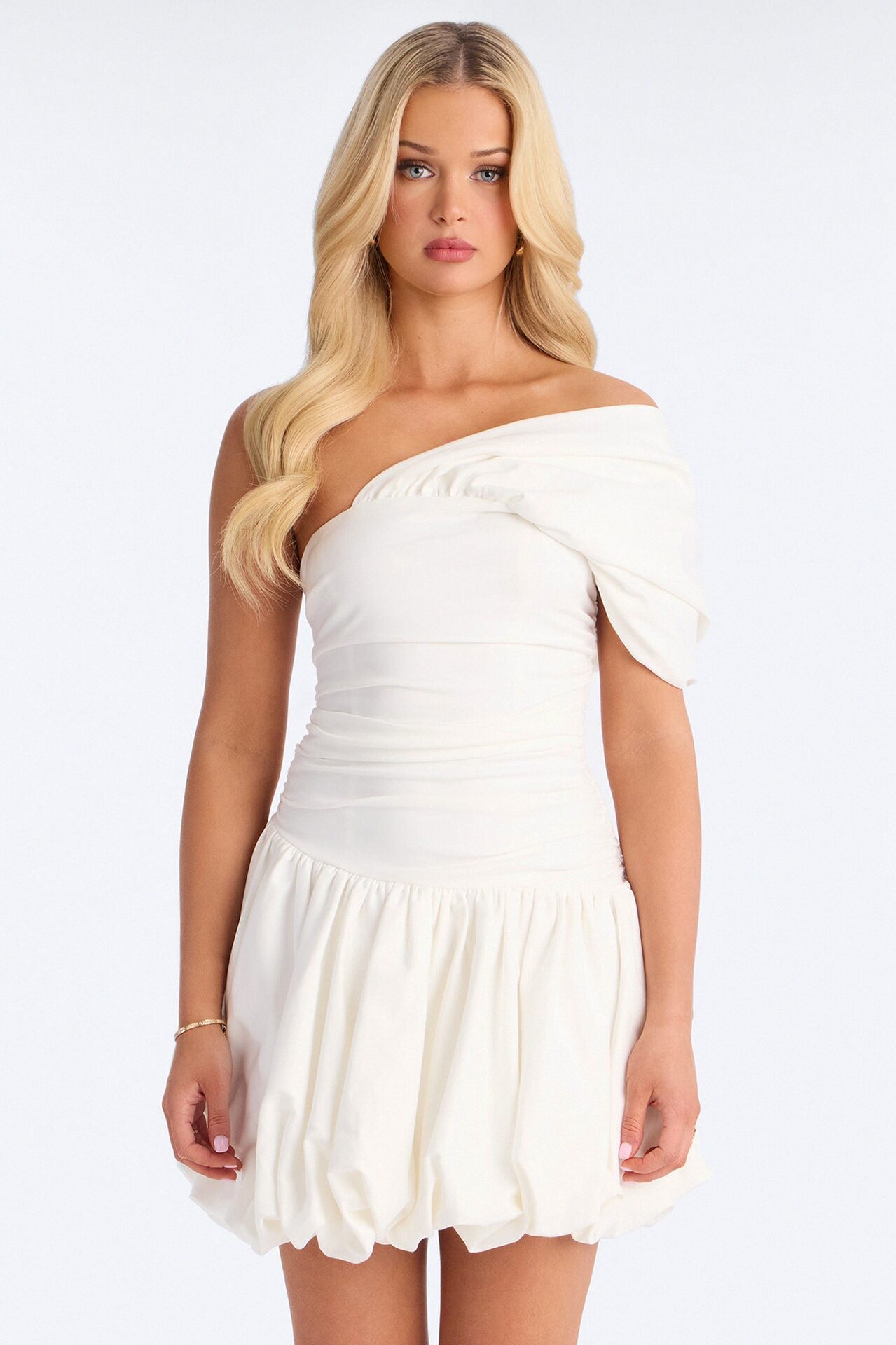 Daydream Bubble Mini Dress - Ivory