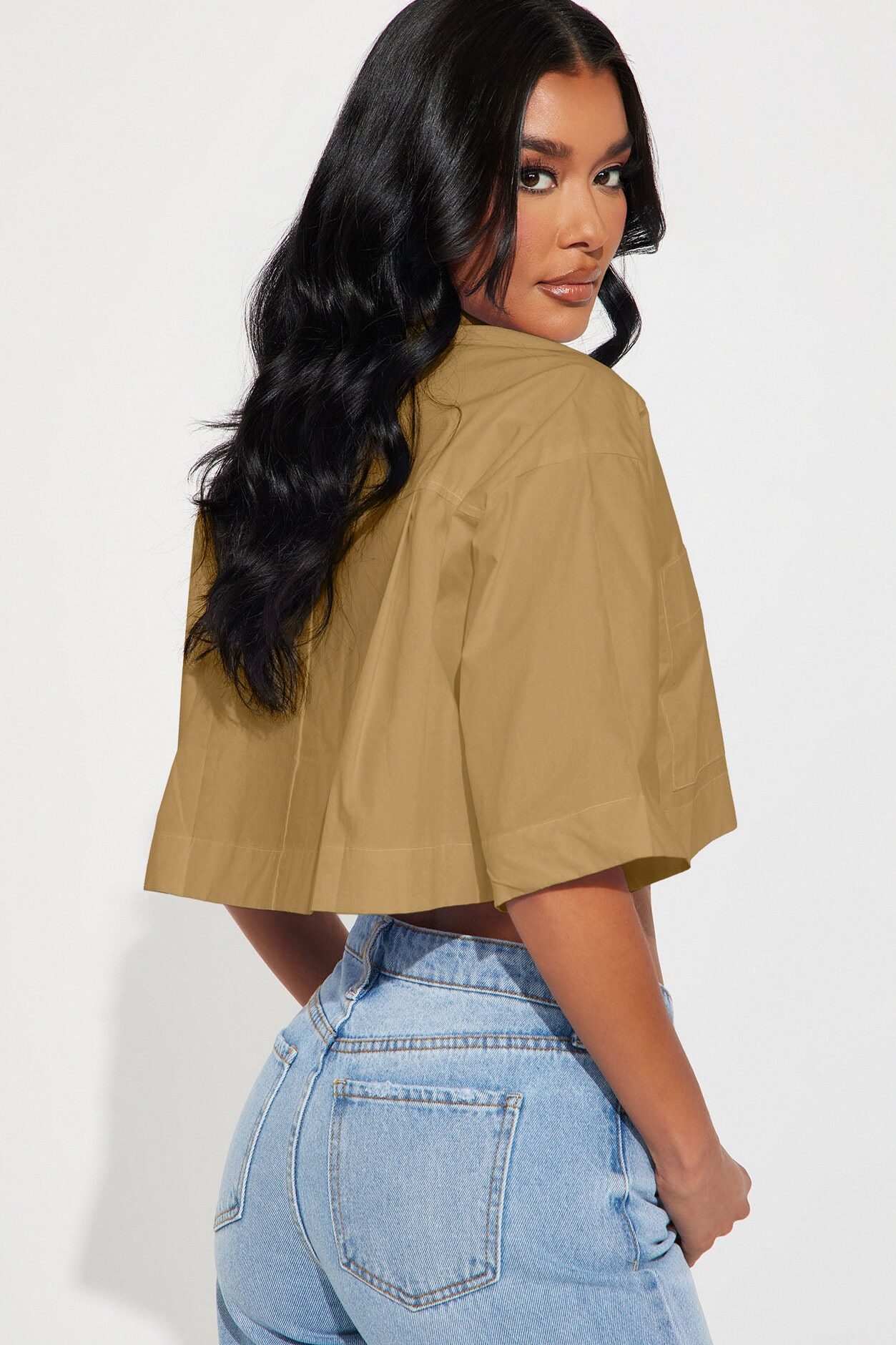 Busy Weekends Poplin Shirt - Khaki