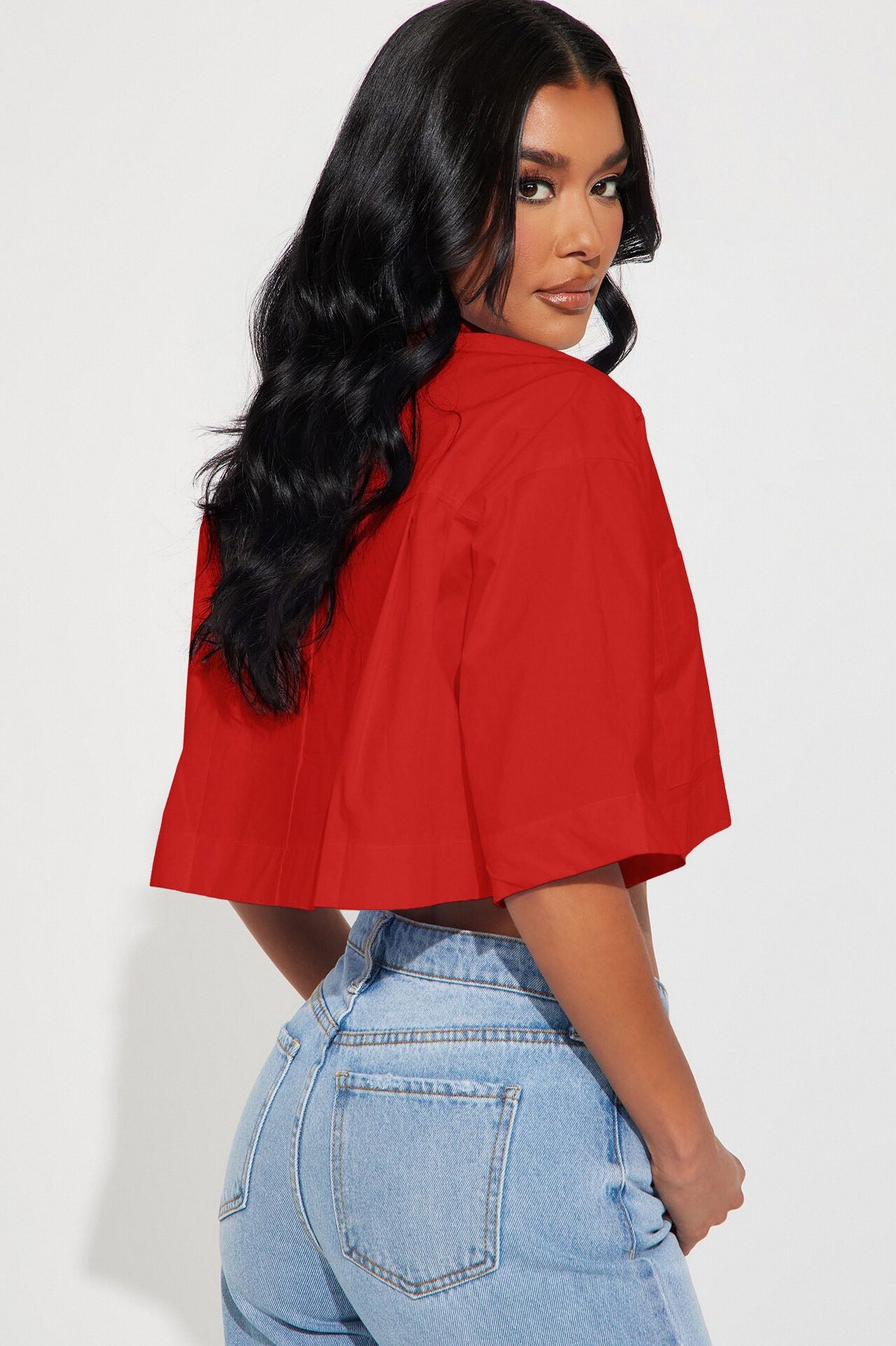 Busy Weekends Poplin Shirt - Red