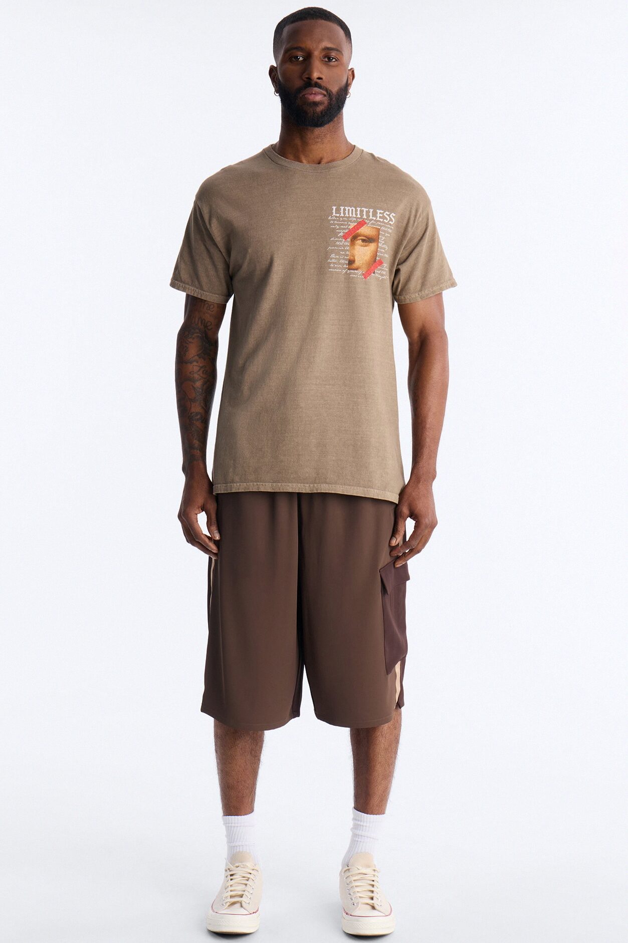 Limitless Art Short Sleeve Tee - Brown