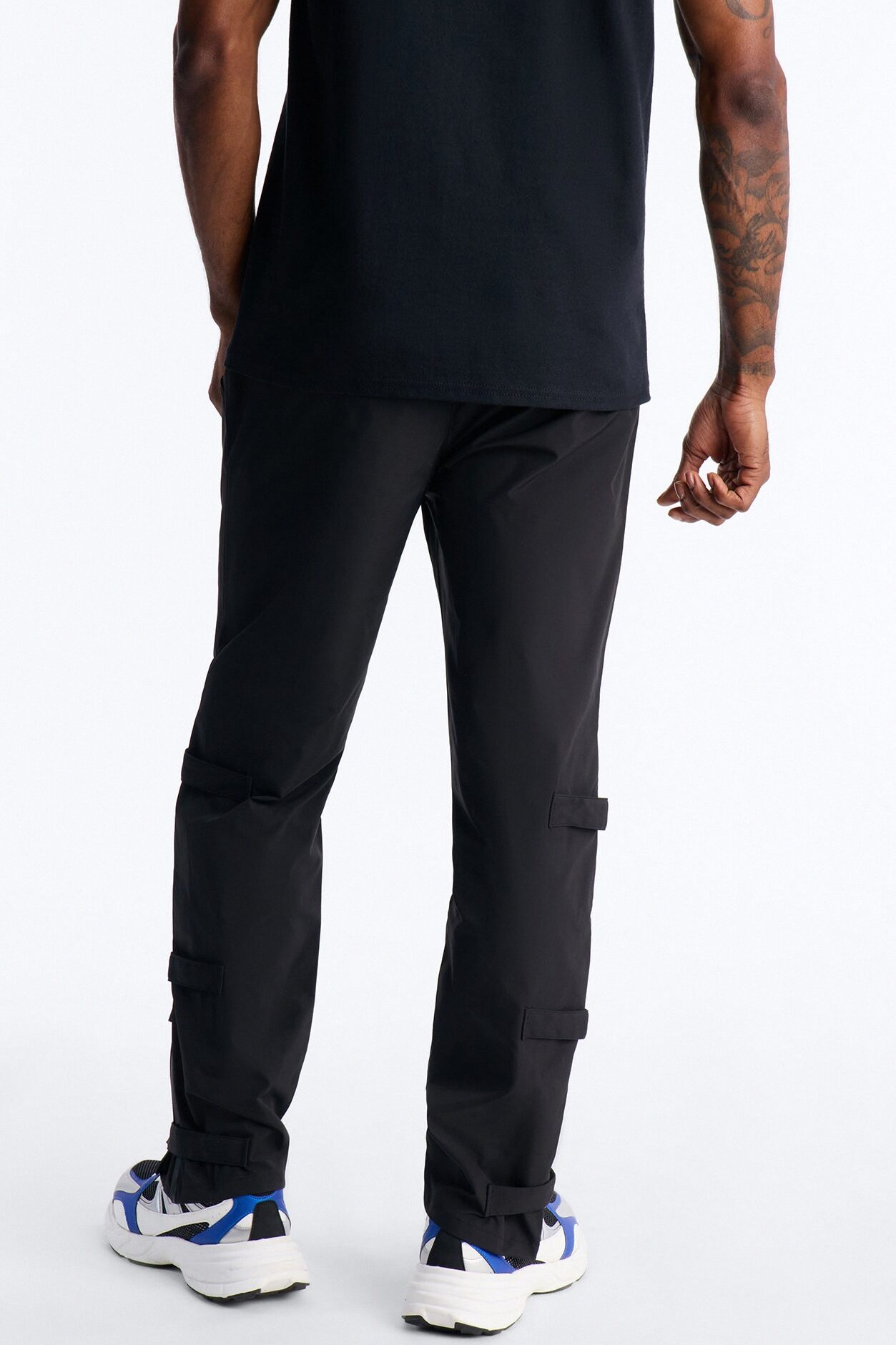 Slim Odyssey Multi Strap Pant - Black