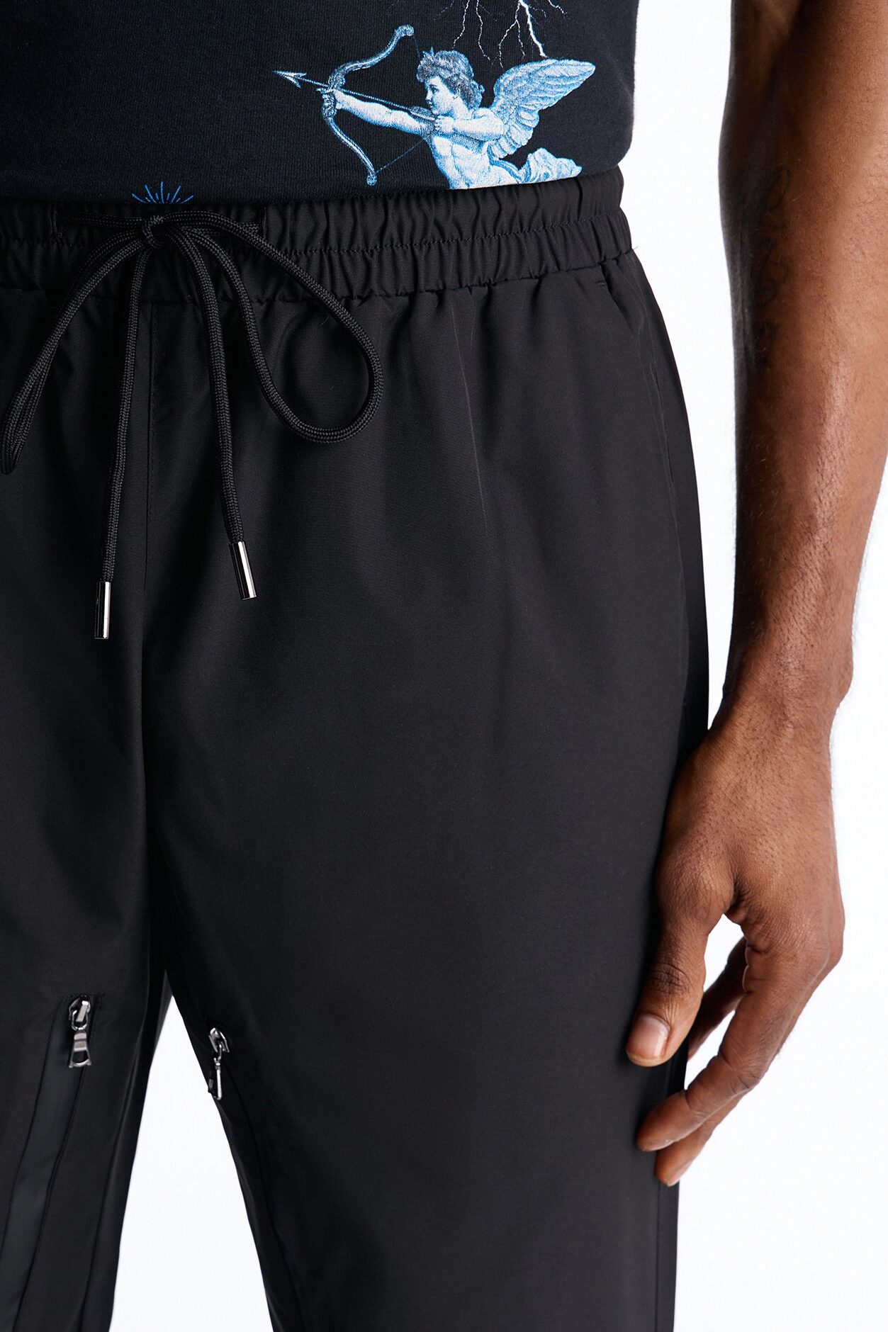 Slim Odyssey Multi Strap Pant - Black