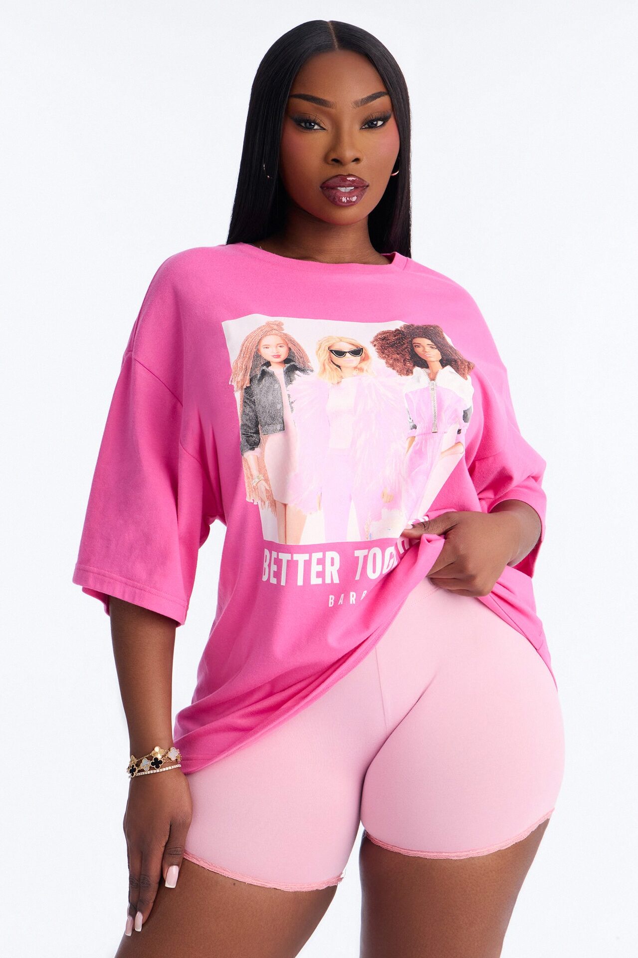 Barbie BHM Better Together Tee - Pink