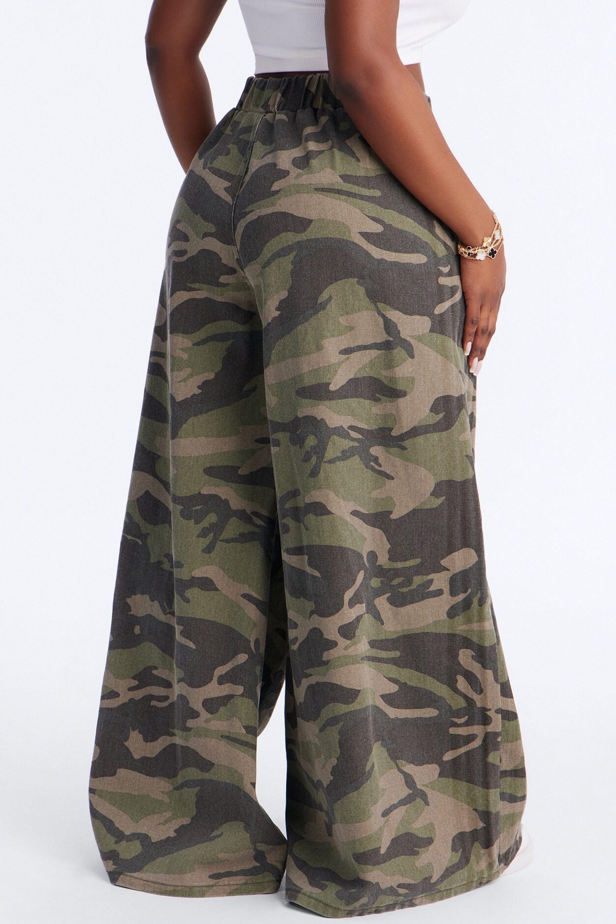 Zinnia Camo Wide Leg Pant 32″ - Camouflage
