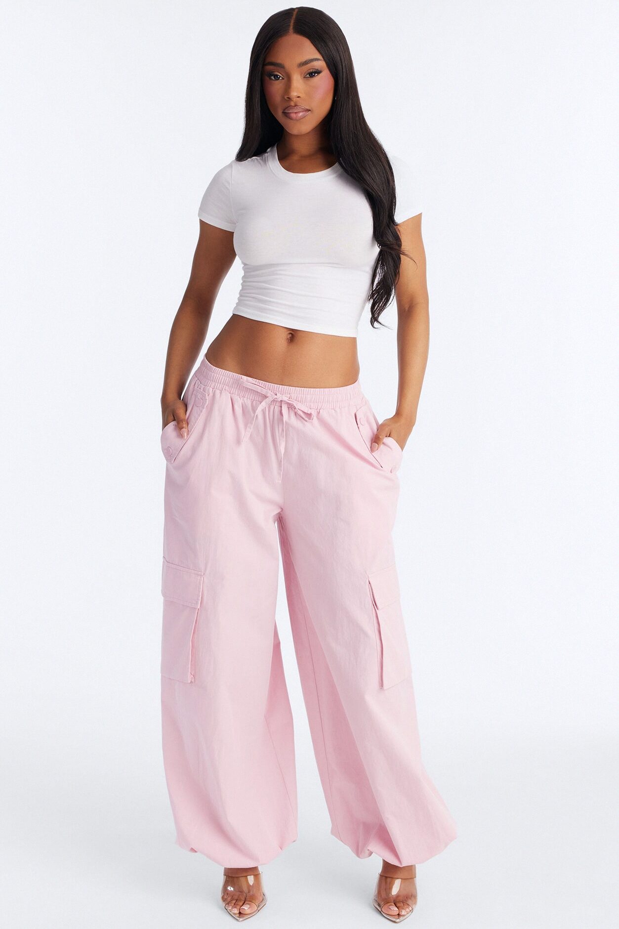 Off Duty Twill Cargo Jogger Pant 31″ - Blush