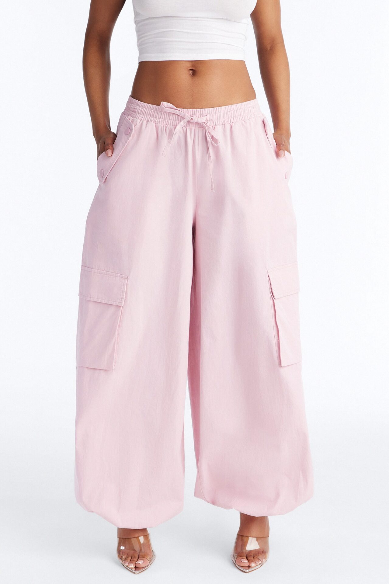 Off Duty Twill Cargo Jogger Pant 31″ - Blush