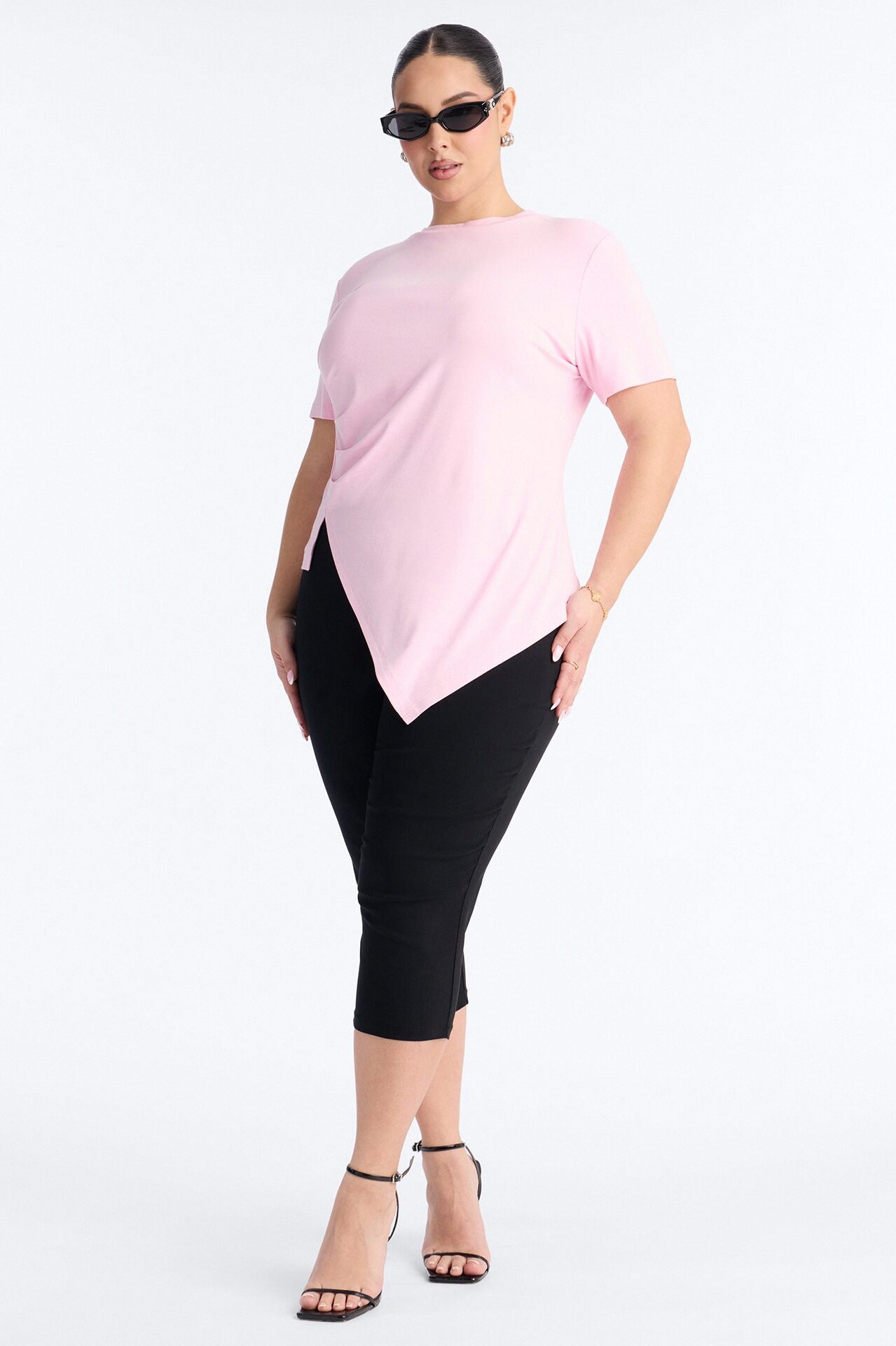 Take Control Asymmetrical Top - Pink
