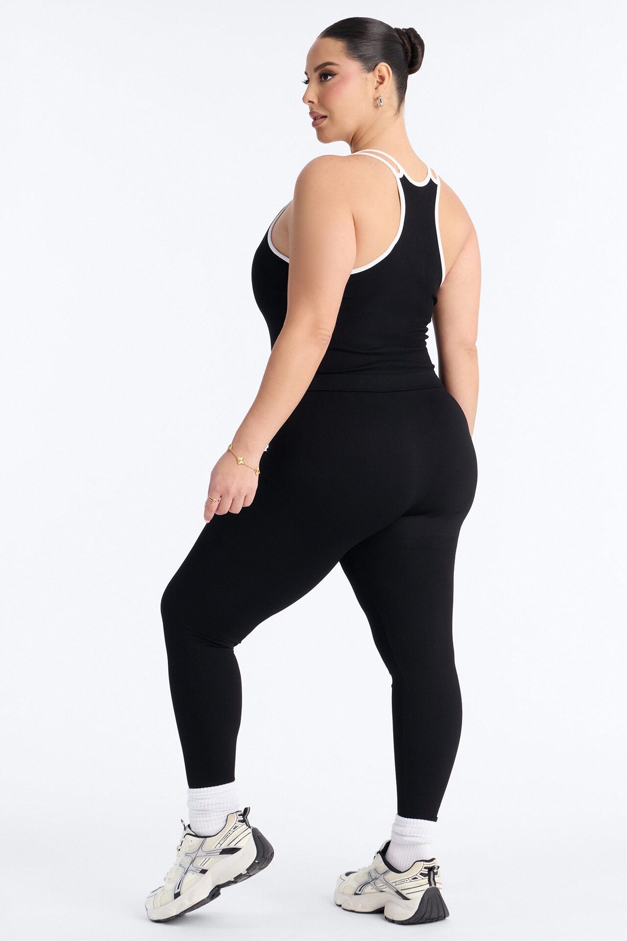 High Impact Seamless Legging Set - Black