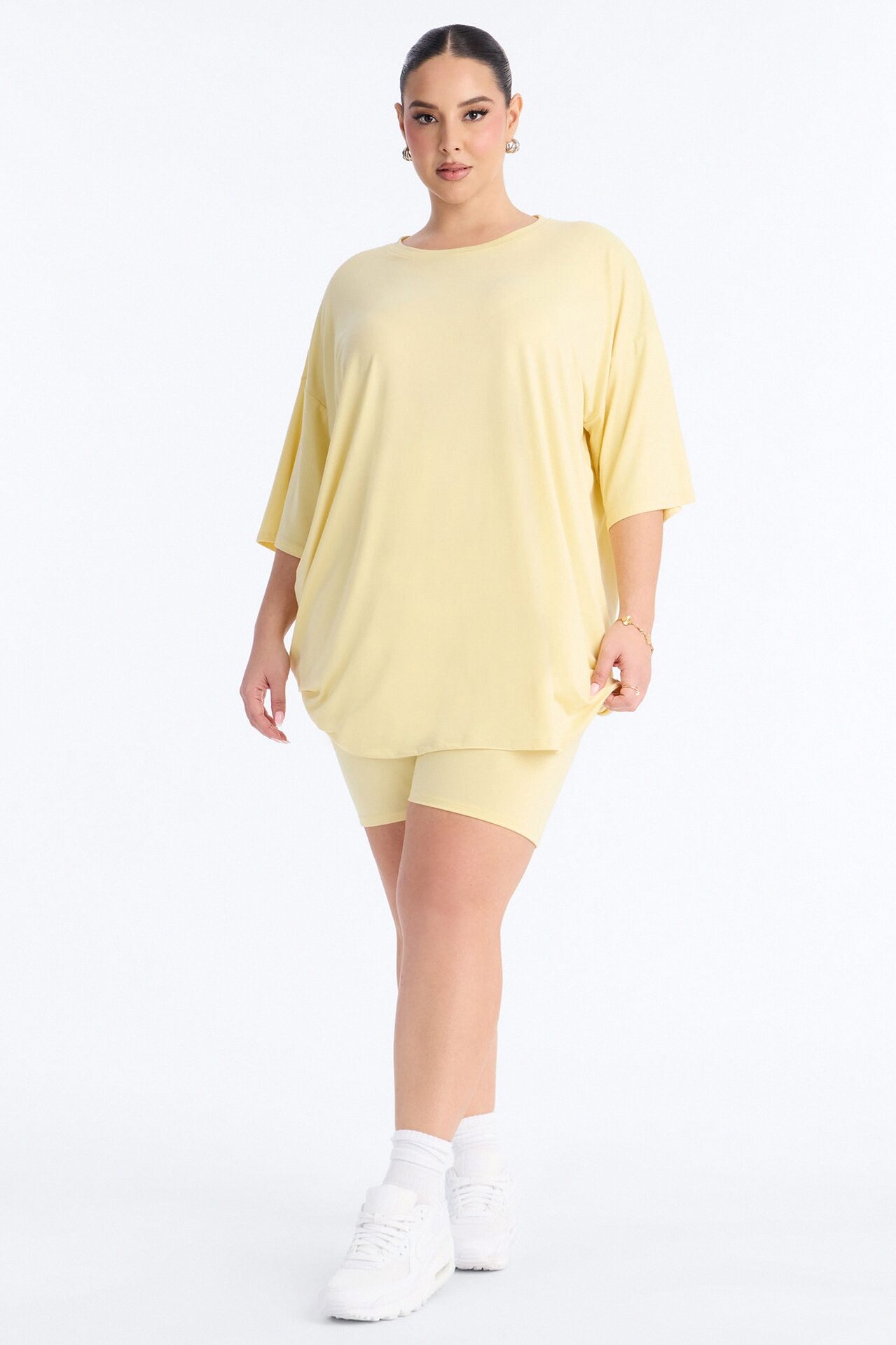Weekend Vibes Short Set - Yellow