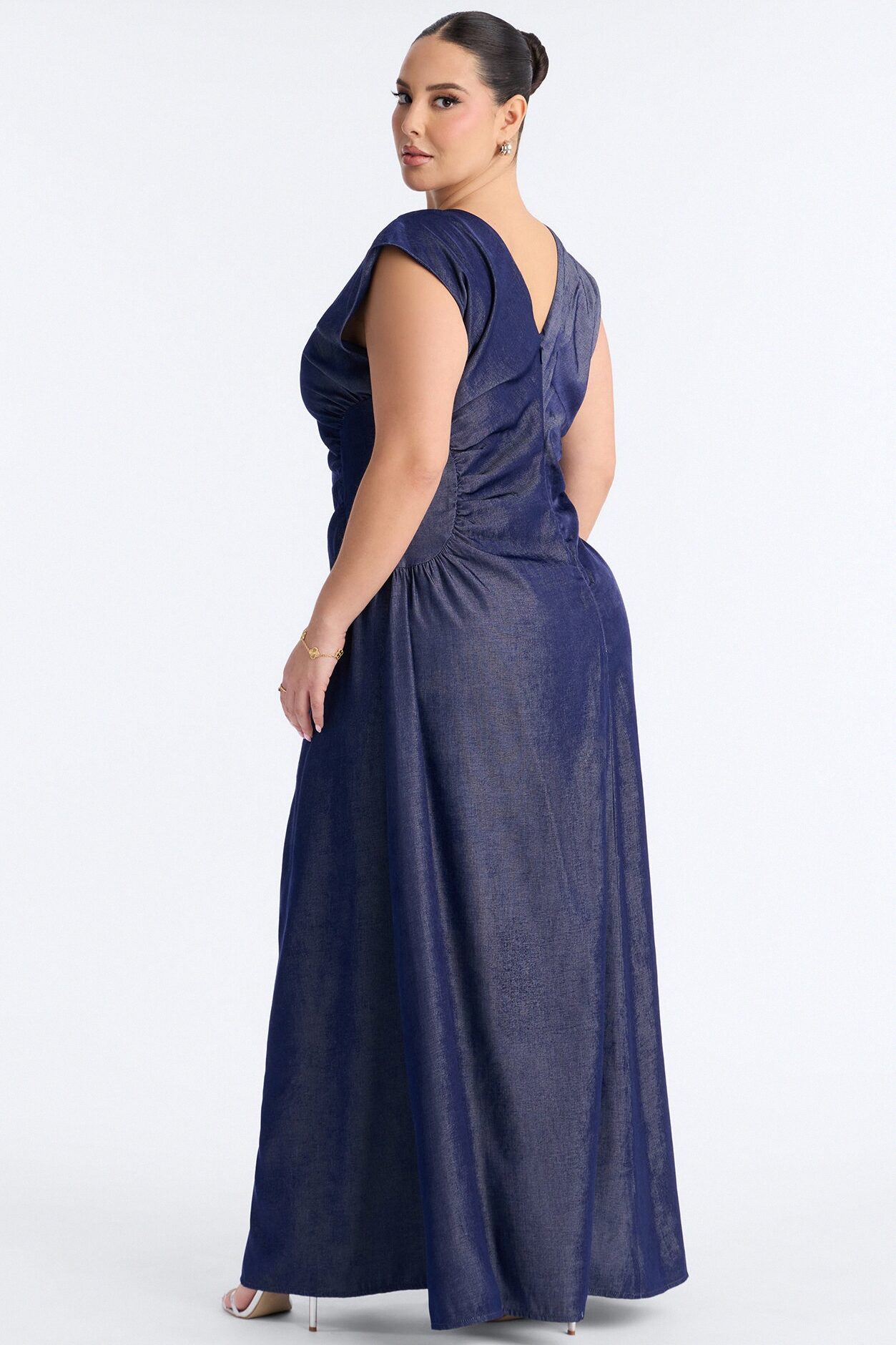 Keeping It Cute Maxi Dress - Dark Wash