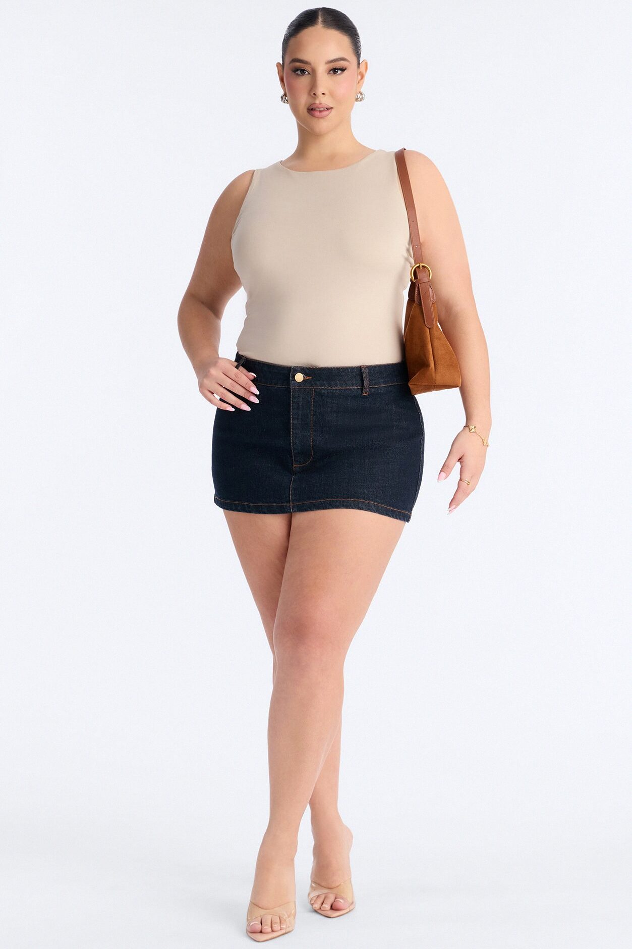 Poppy Sleeveless Bodysuit - Stone