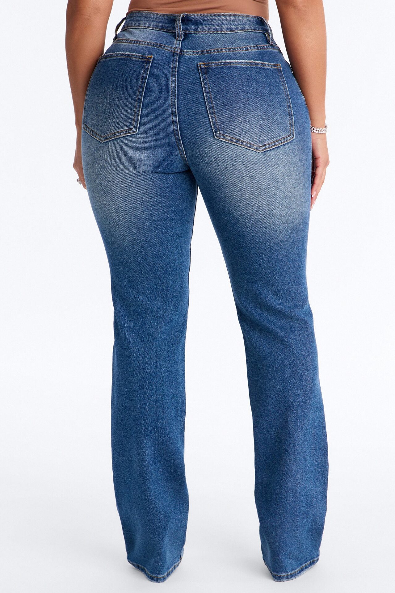Little Havana Stretch Straight Leg Jeans - Dark Wash