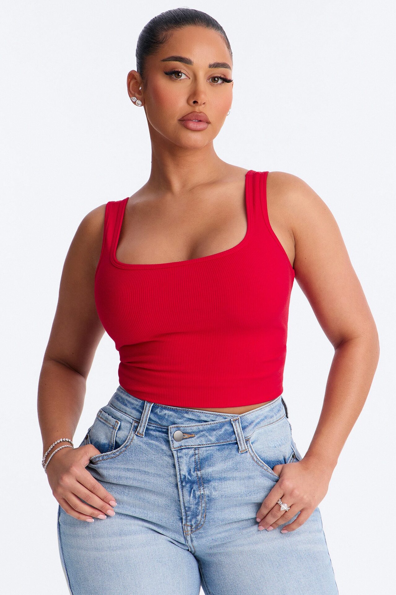 Keep It Classic Basic Tank Top - Red