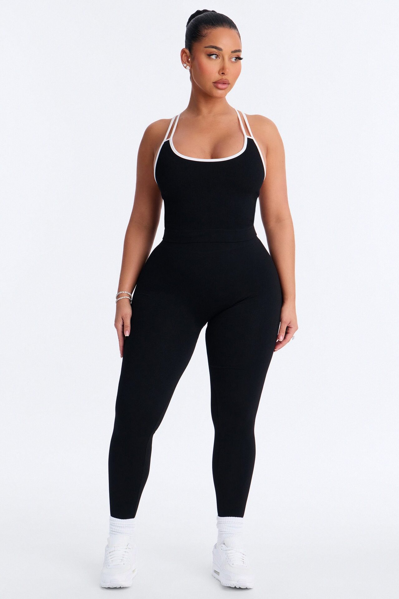 High Impact Seamless Legging Set - Black