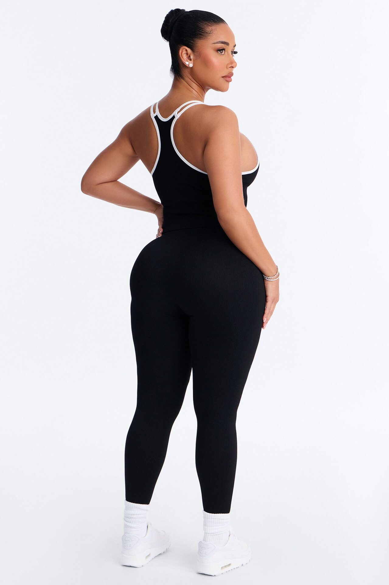 High Impact Seamless Legging Set - Black