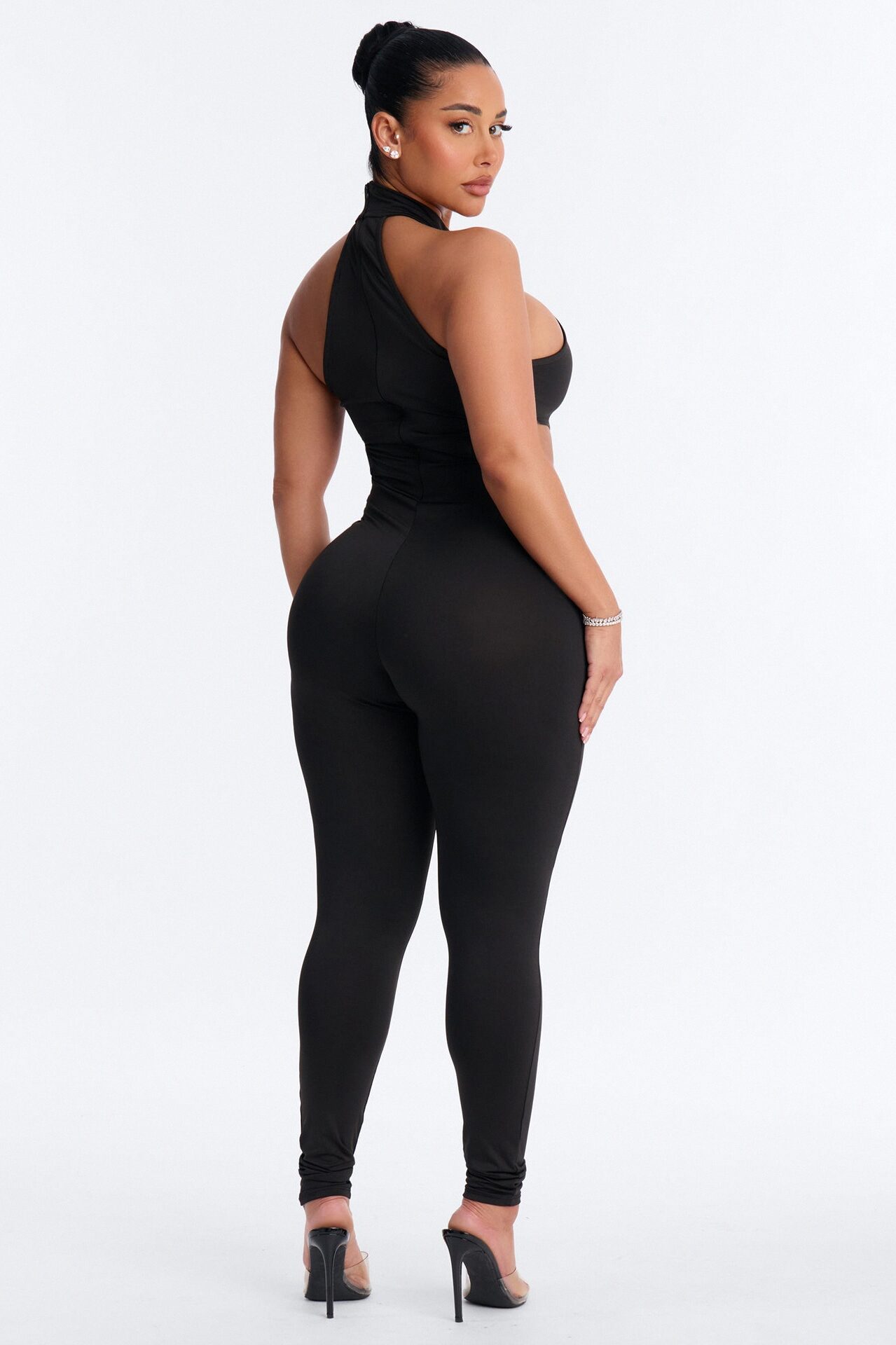 No Rules Halter Jumpsuit - Black