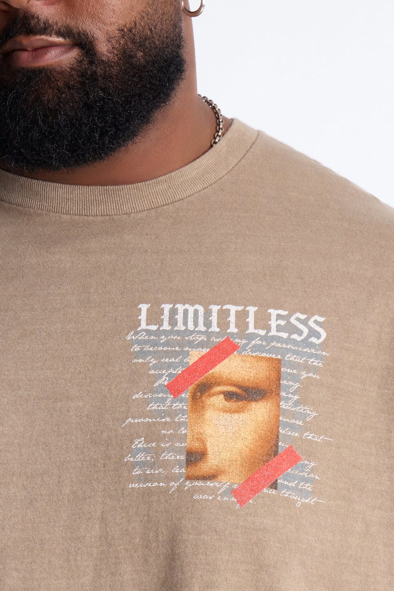 Limitless Art Short Sleeve Tee - Brown