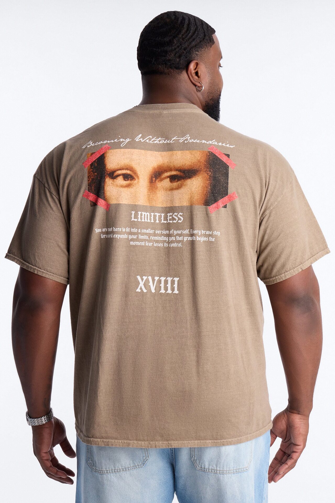 Limitless Art Short Sleeve Tee - Brown