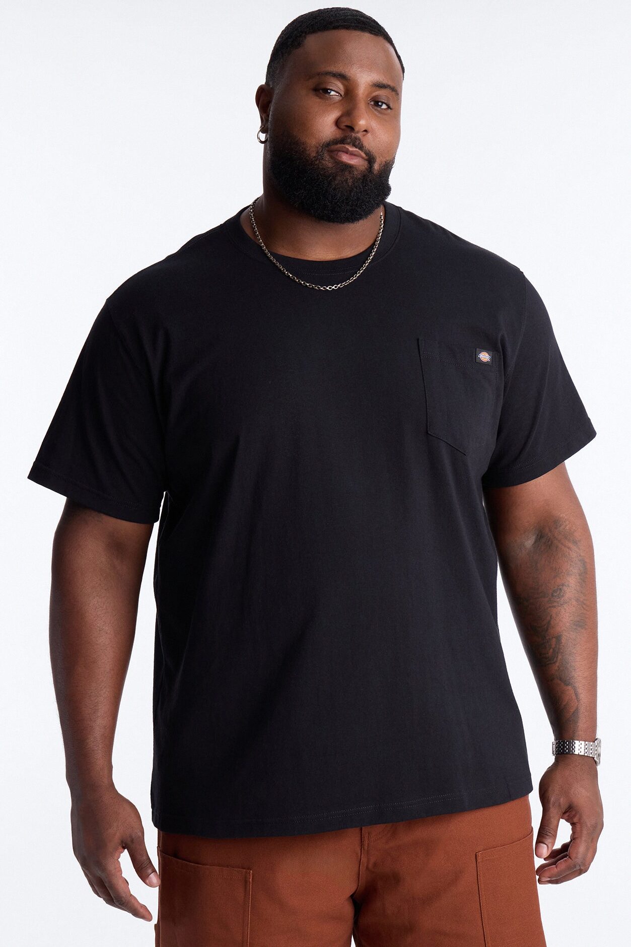 Dickies Heavyweight Short Sleeve Pocket Tee - Black