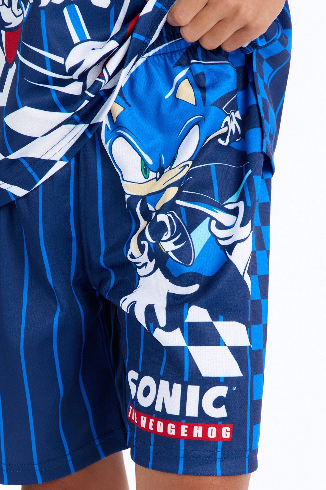 Mini Sonic Super Fast Short Set - Navy