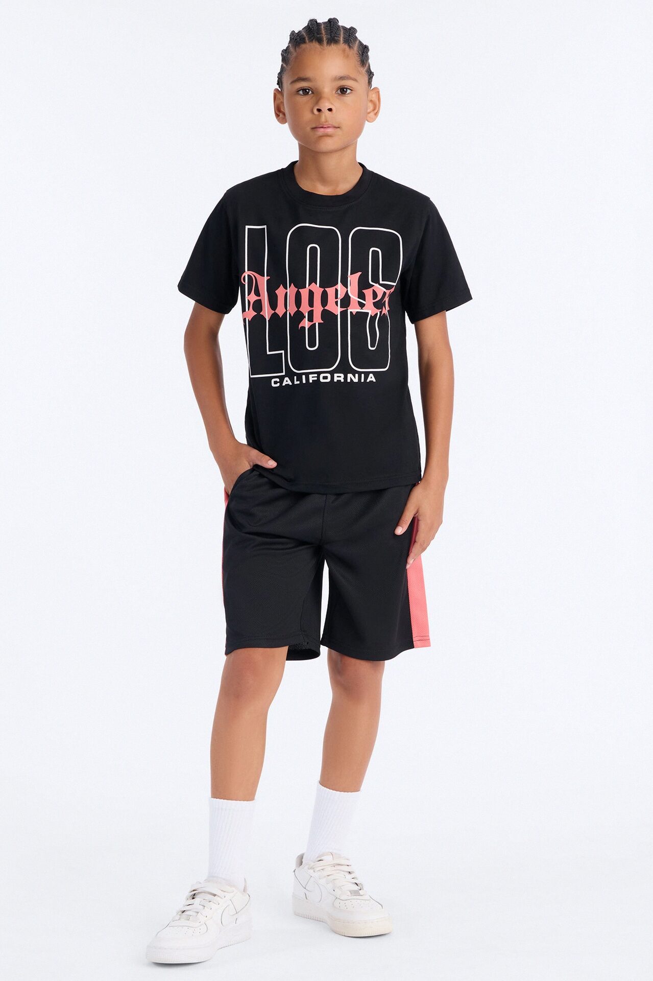 Mini LA Living Mesh Short Set - Black