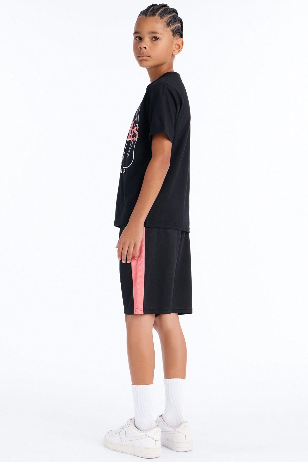 Mini LA Living Mesh Short Set - Black