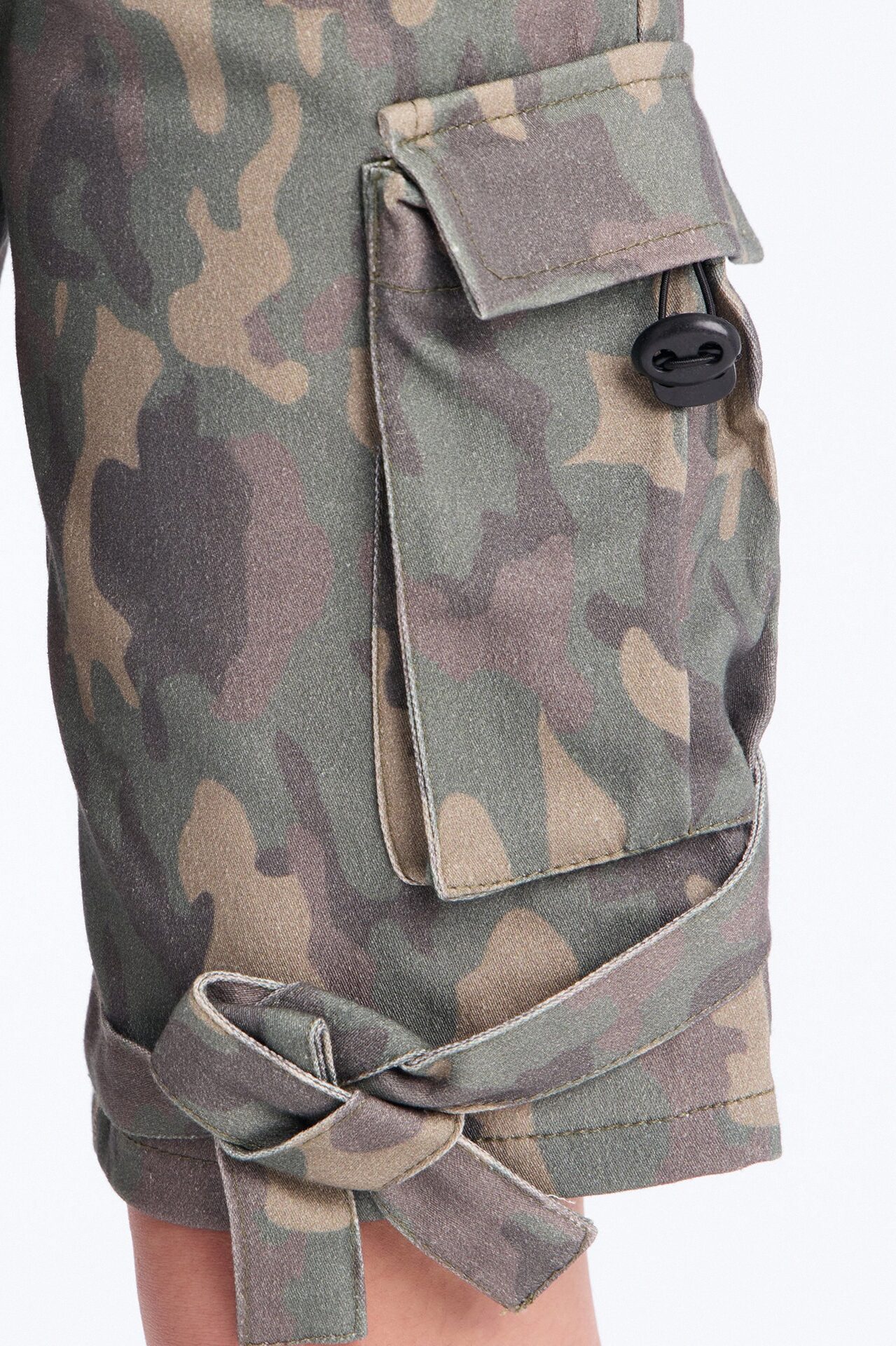 Mini Be Who You Are Camo Cargo Jorts - Camouflage