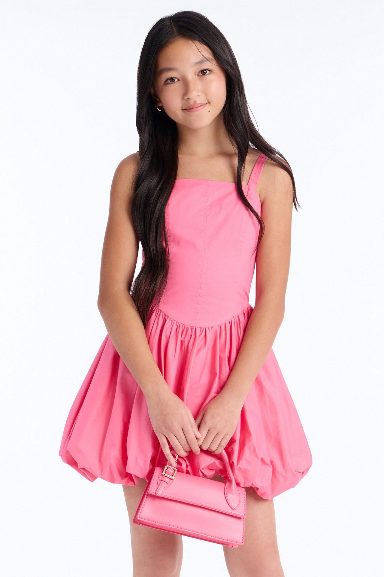 Mini A Night in Paris Bubble Dress - Fuchsia