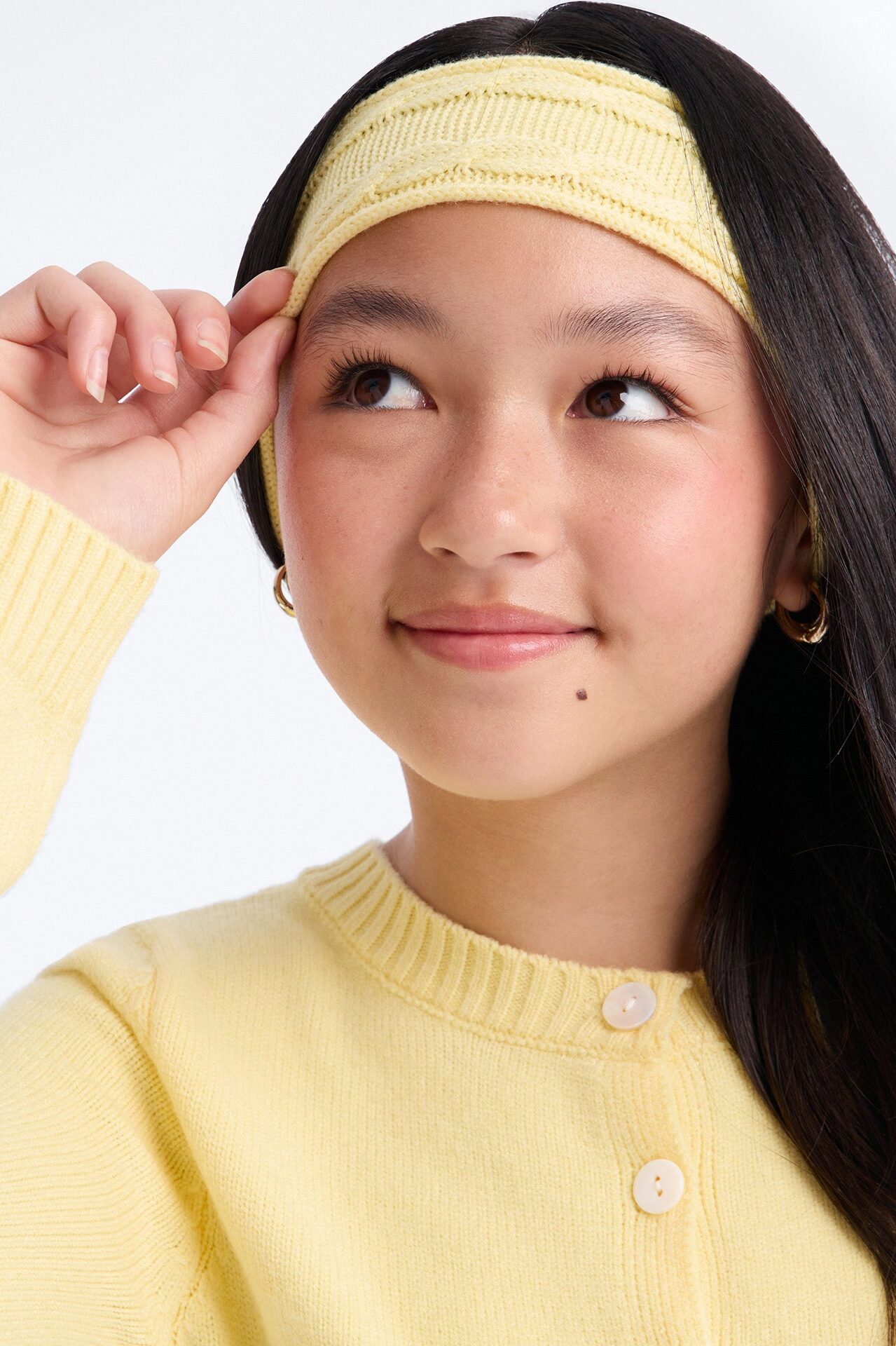 Mini Karmen Sweater 3 Piece Skirt Set - Yellow