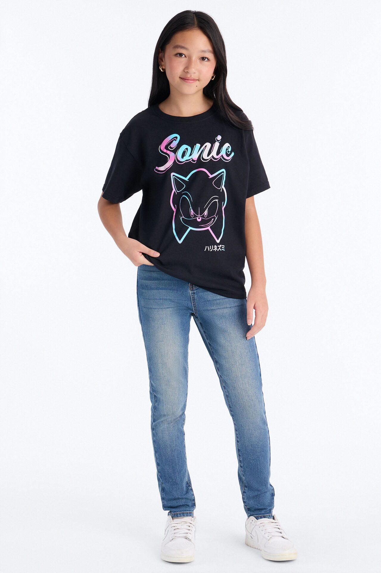 Mini Love Sonic Short Sleeve Tee - Black