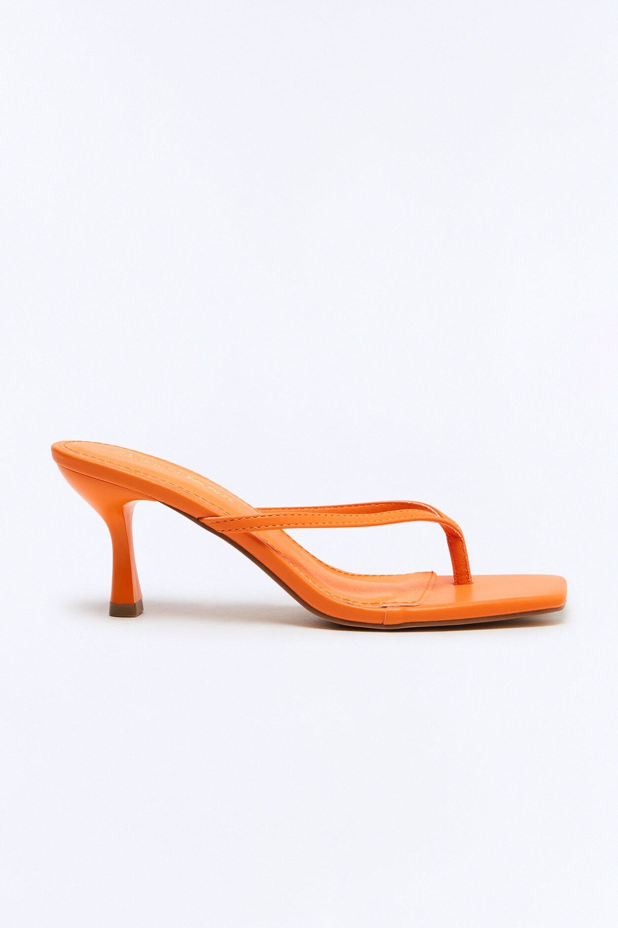 Ayla Thong Mules - Orange
