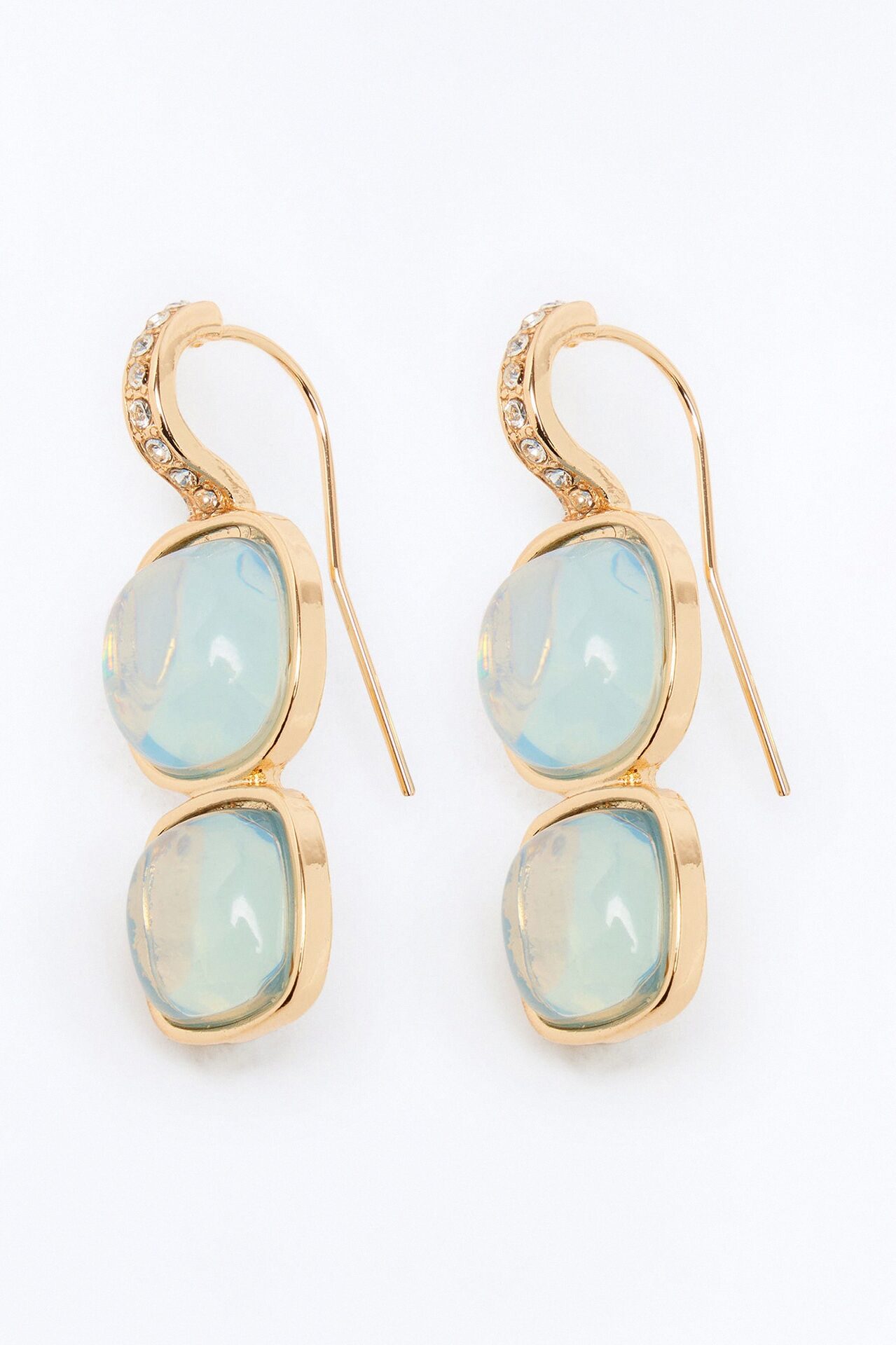 Ocean Jewels Drop Earrings - Gold/Blue