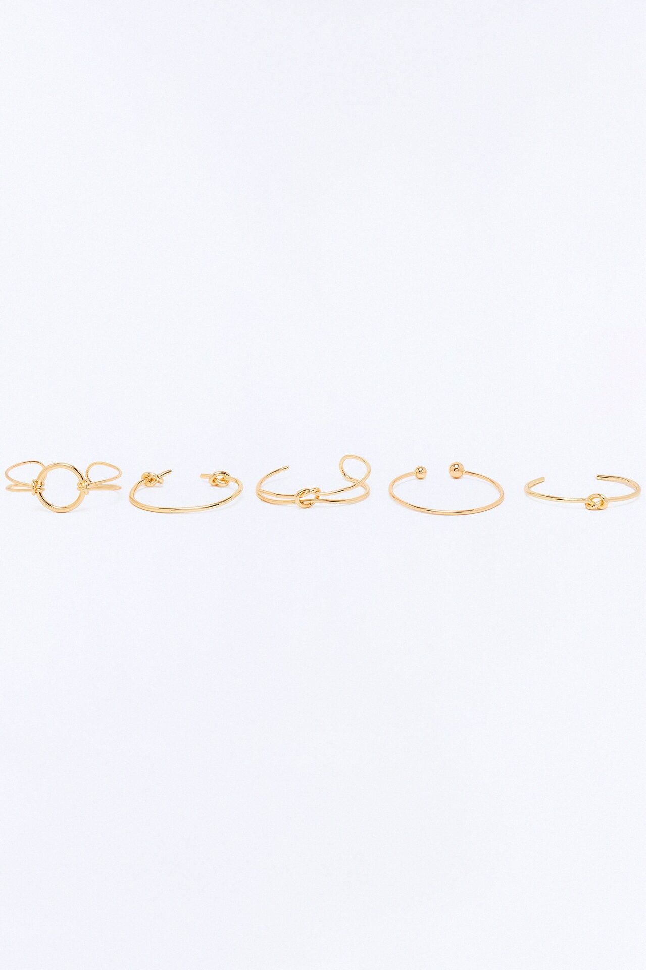 Siaya 5 Piece Multi Bracelet Set - Gold