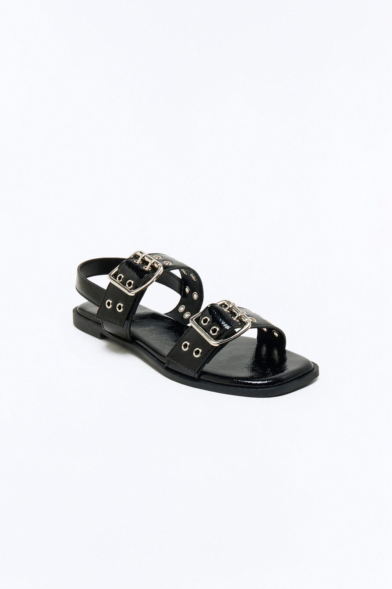 Mini Happy Travels Sandals - Black