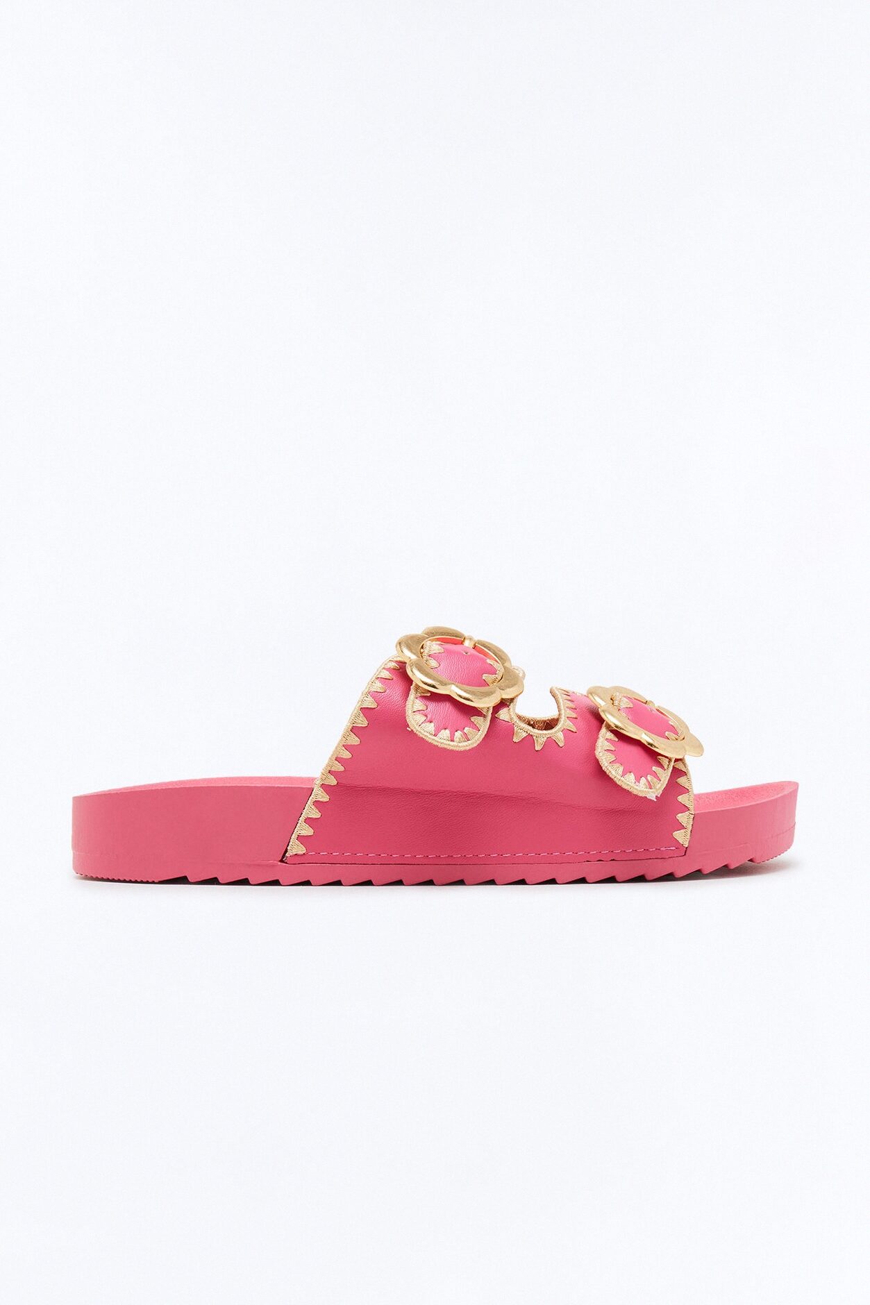 Mini Perrie Slides - Hot Pink