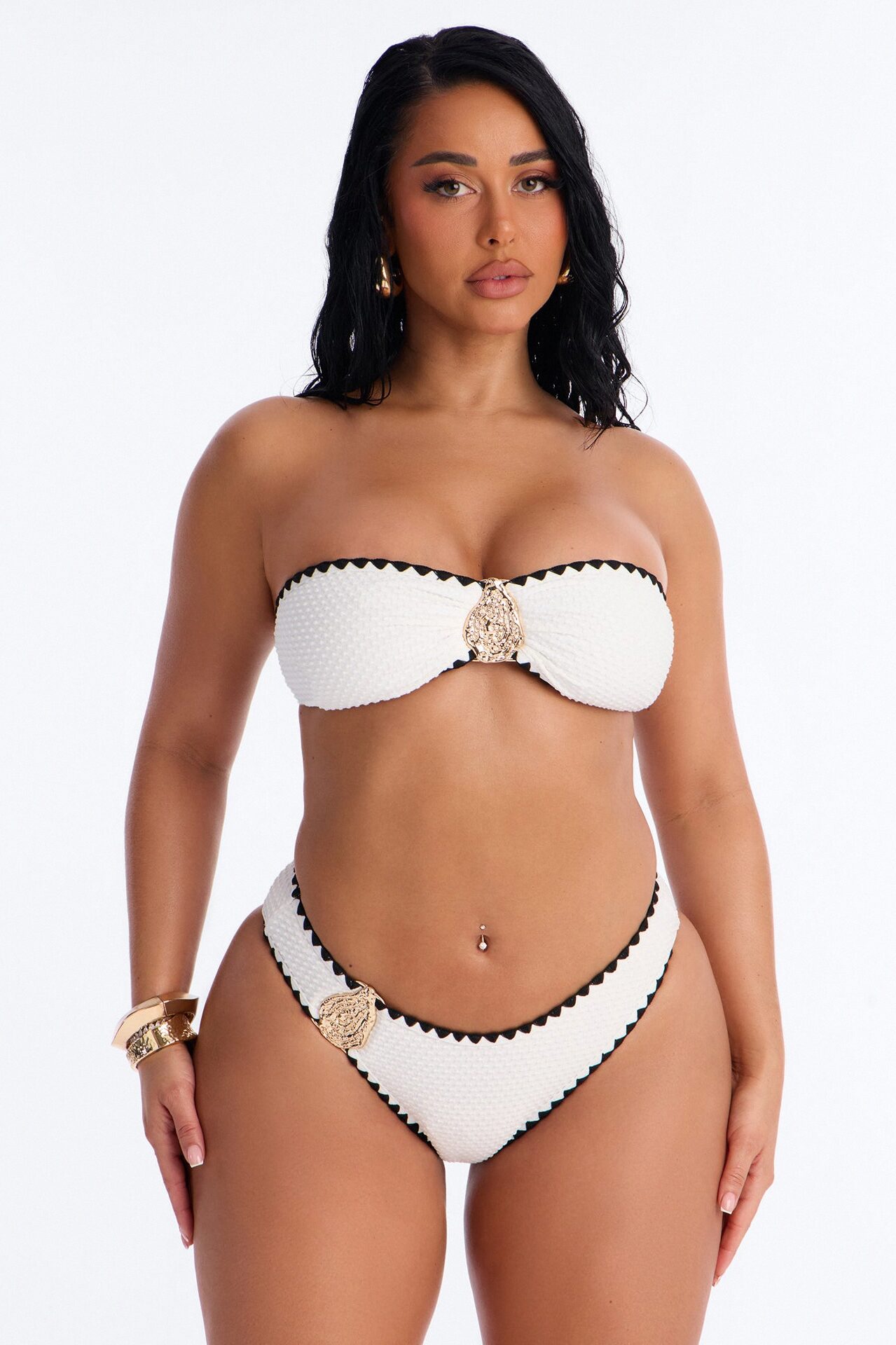 Don't Play Games 2pc Bikini - White