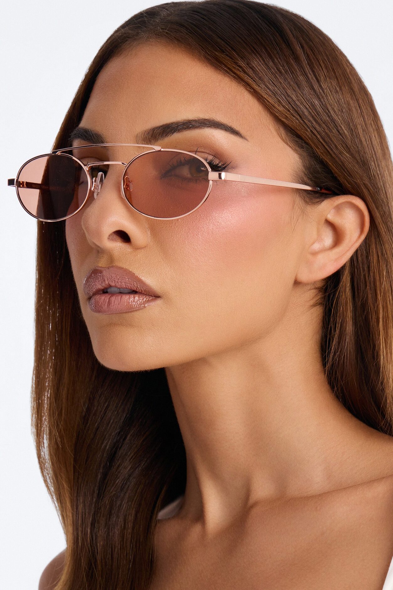 Dance Till Dawn Aviator Sunglasses - Rose Gold