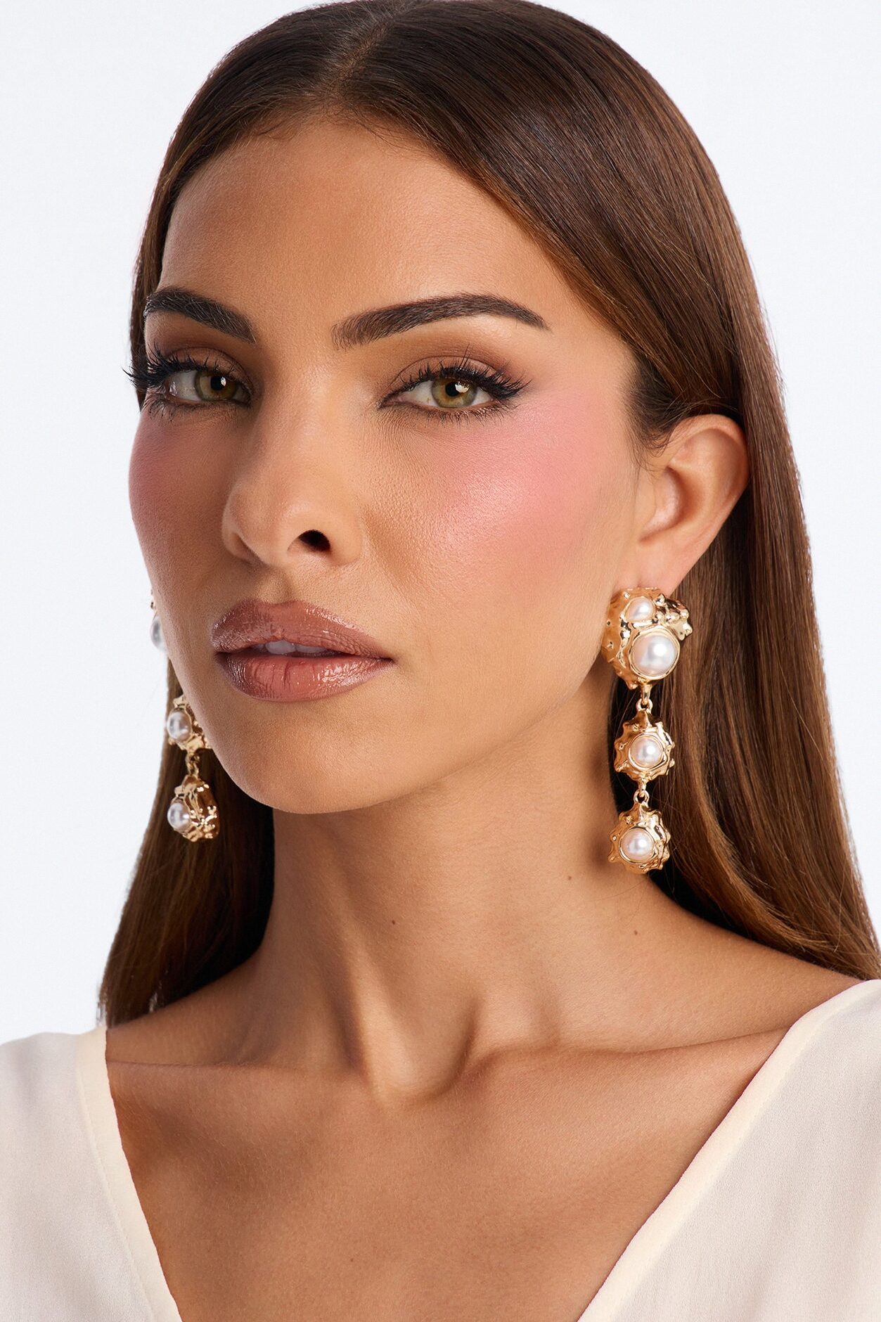 Just Out Hardware Drop Earrings - Gold