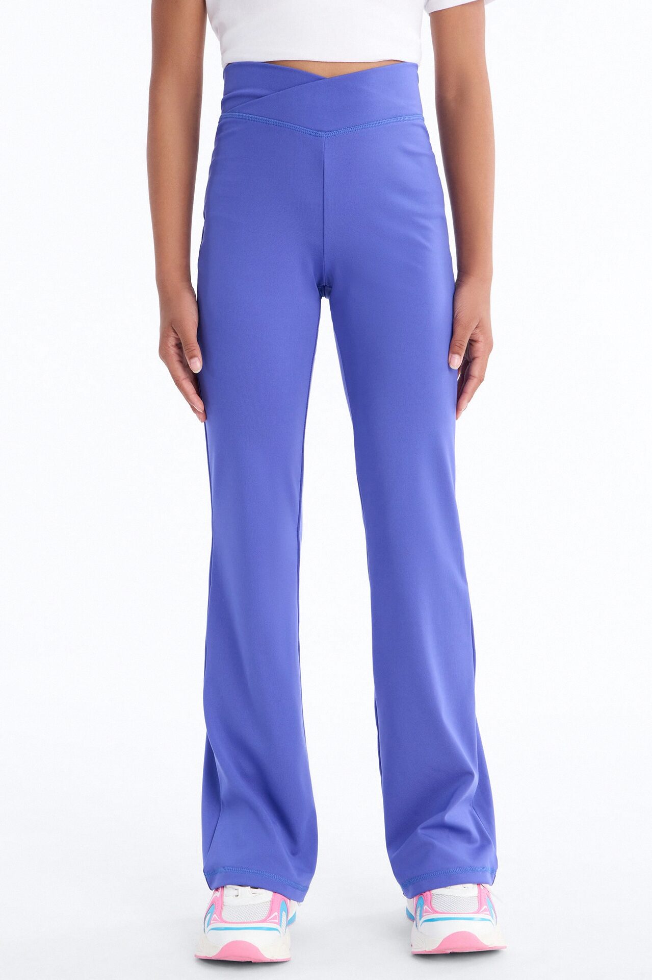 Mini Headed To Practice Sportscore Flare Leggings - CobaltBlue