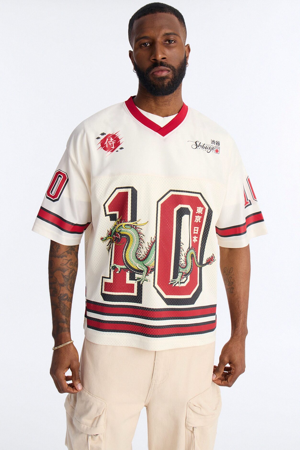 Tokyo 10 Short Sleeve Jersey - Ivory/combo