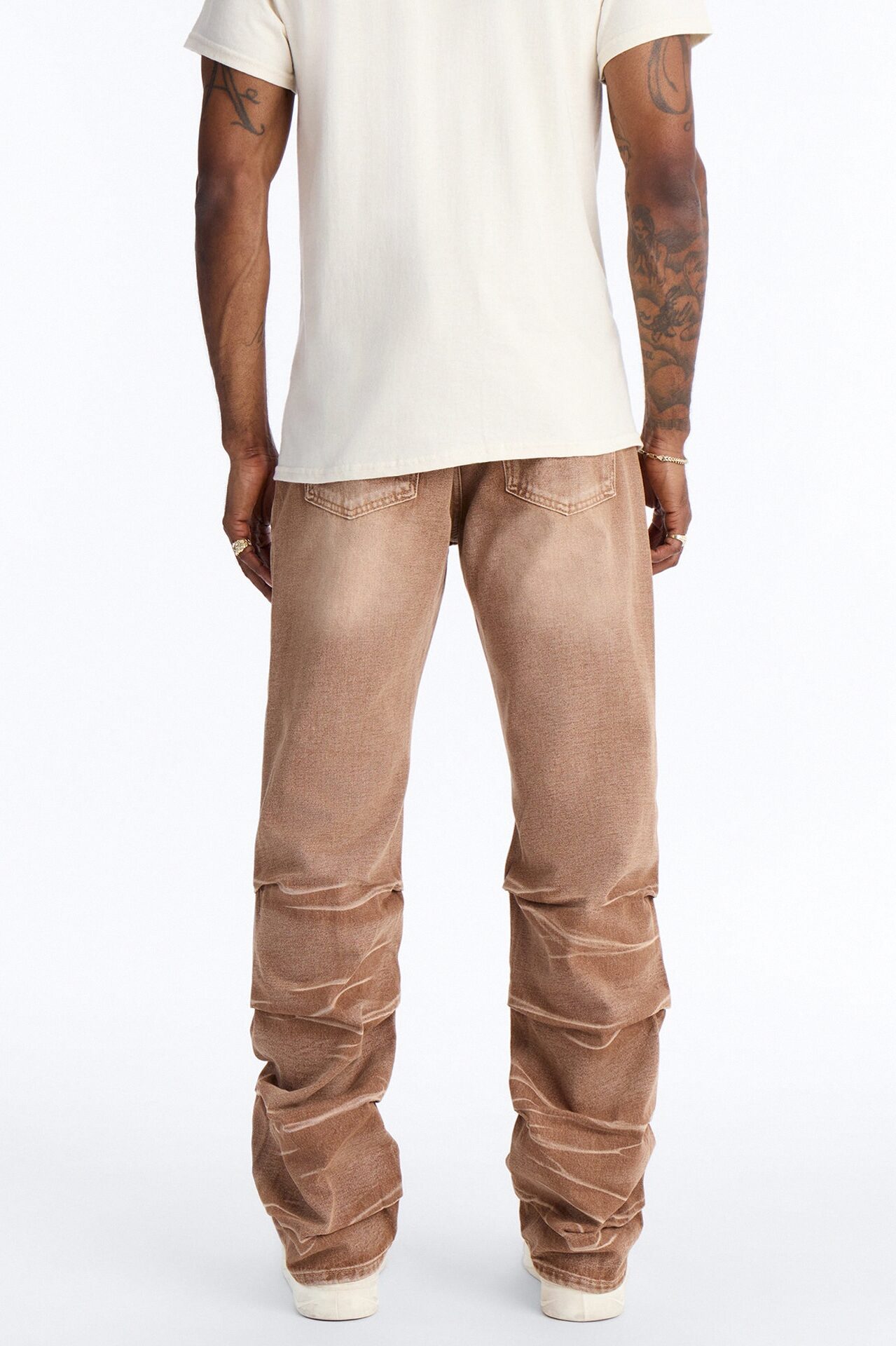 Straight Down The Street Ripped Jeans - Dark Brown