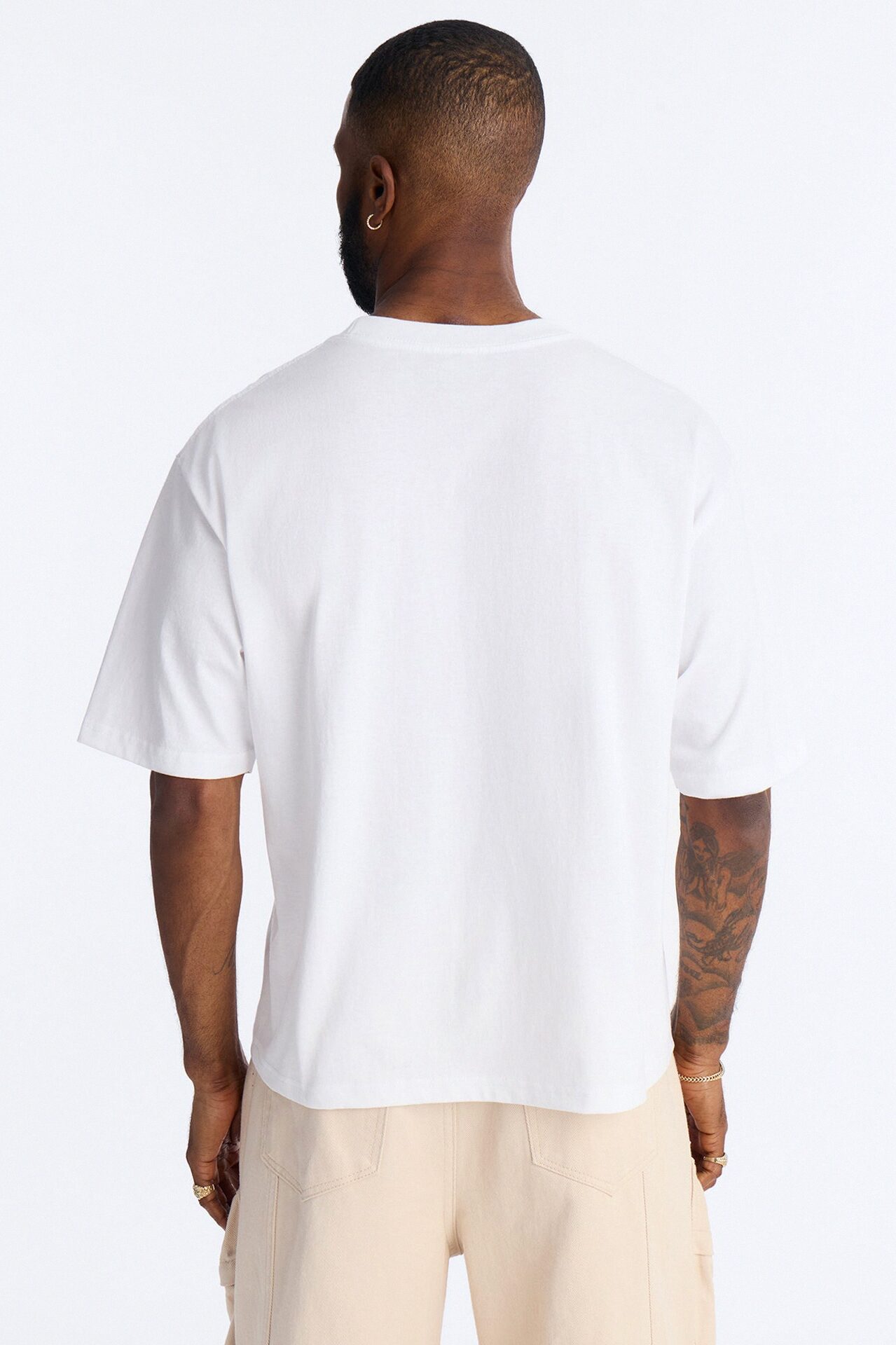 Hustle Dreams Boxy Short Sleeve Tee - White