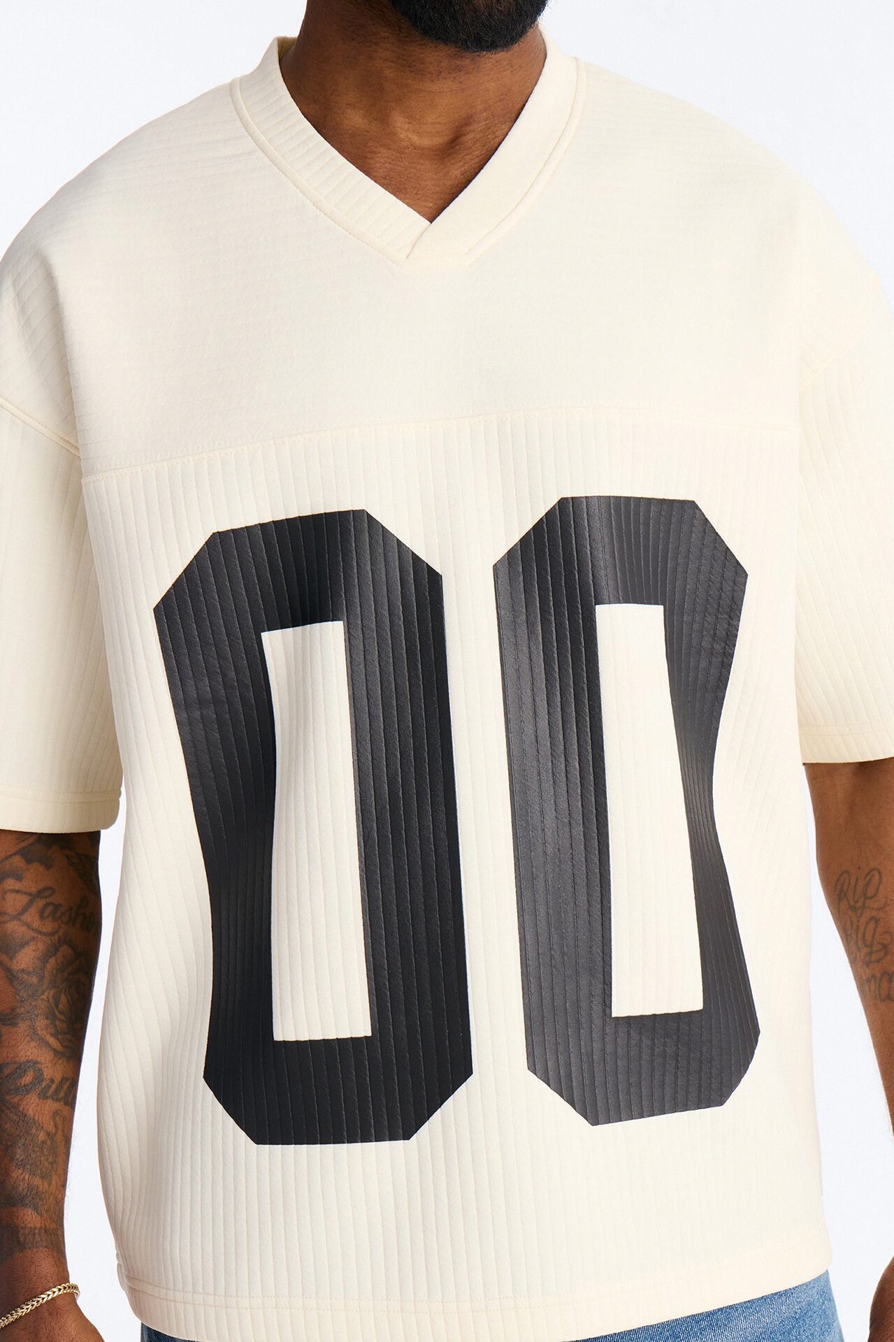Double 0 Short Sleeve Jersey - Cream