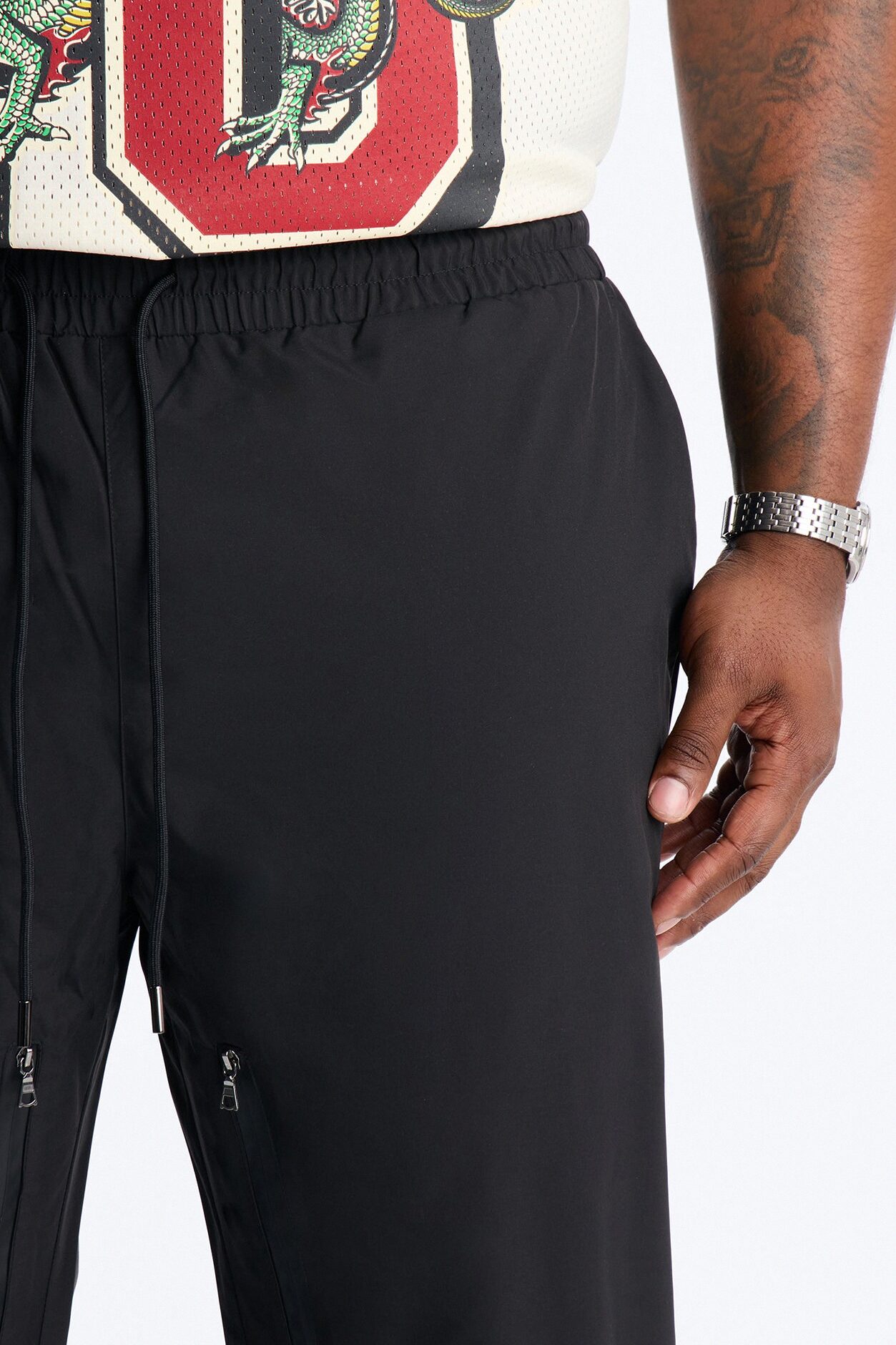 Slim Odyssey Multi Strap Pant - Black