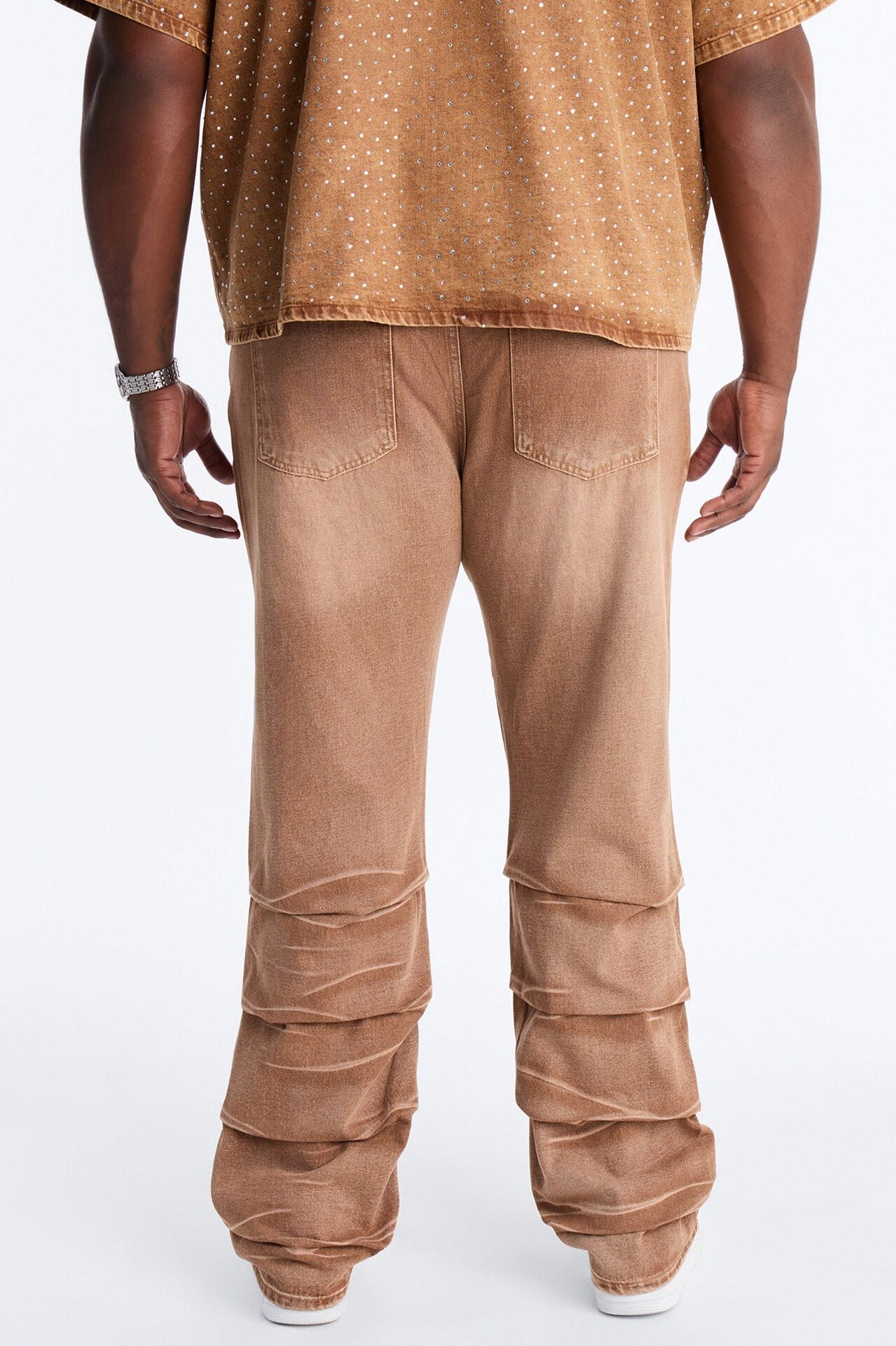 Straight Down The Street Ripped Jeans - Dark Brown