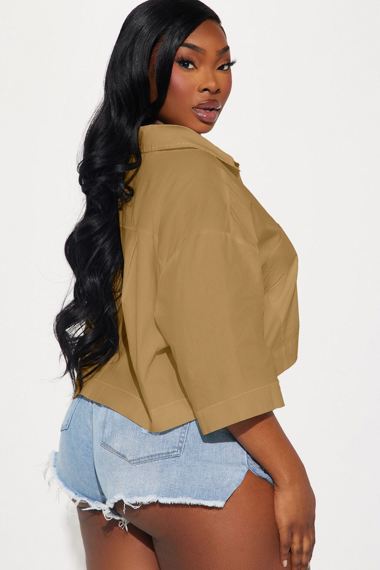 Busy Weekends Poplin Shirt - Khaki