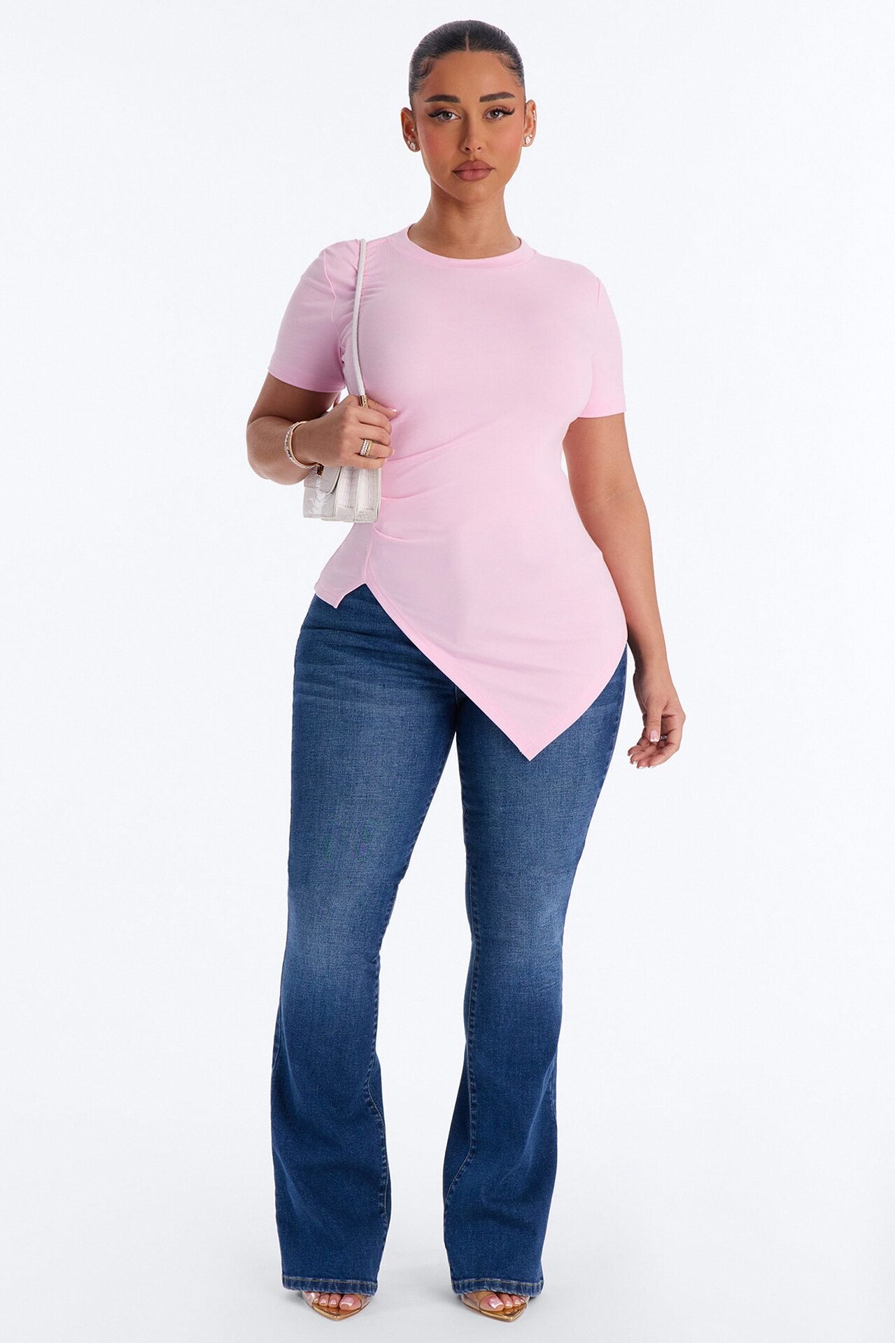 Take Control Asymmetrical Top - Pink